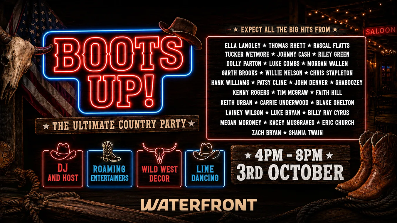 BOOTS UP HULL! at Waterfront