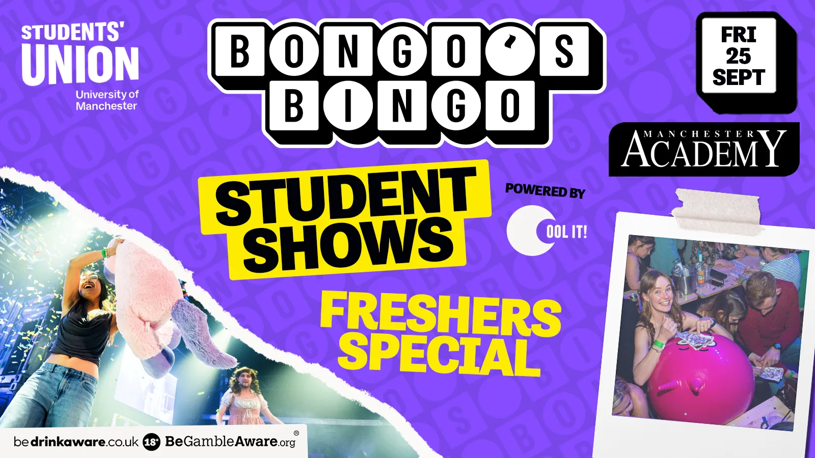 BONGO'S BINGO : STUDENT SHOWS 🎊🪩🖊️🍻 - UOM FRESHERS SPECIAL