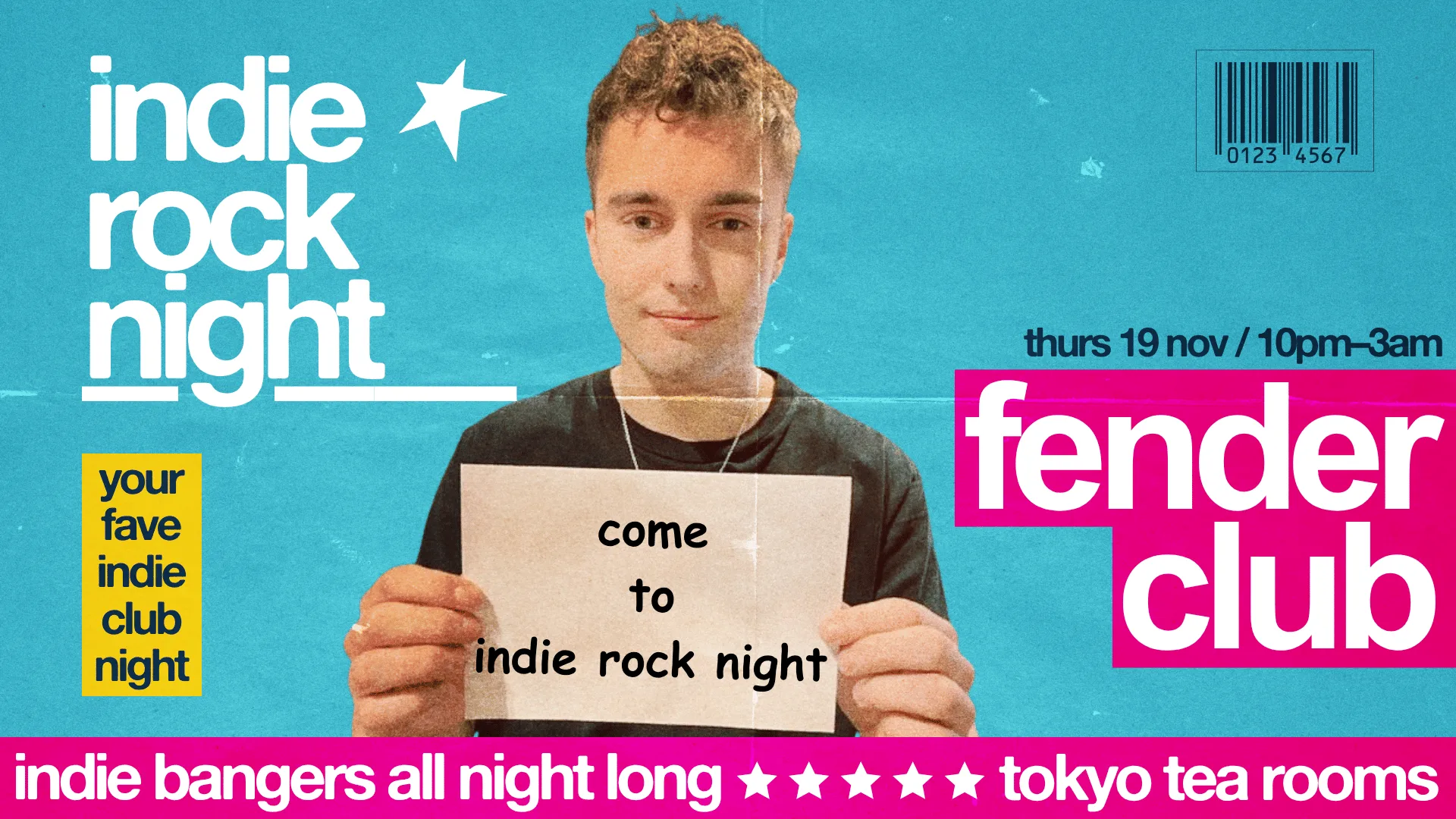 Indie Rock Night ∙ CLUB FENDER (sam fender special)
