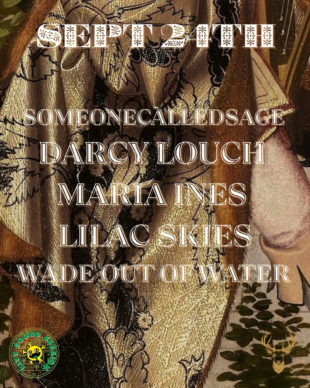 SomeonecalledSage, Darcy Louch, Maria Ines, Lilac Skies and Wade Out of Water Wade