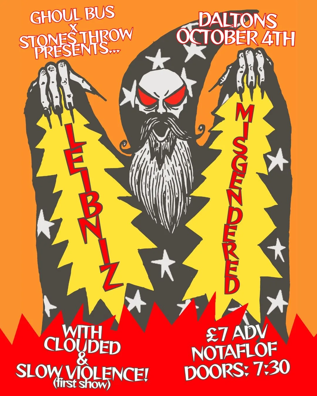 Ghoul Bus x Stones Throw Presents: Leibniz x Misgendered at Daltons