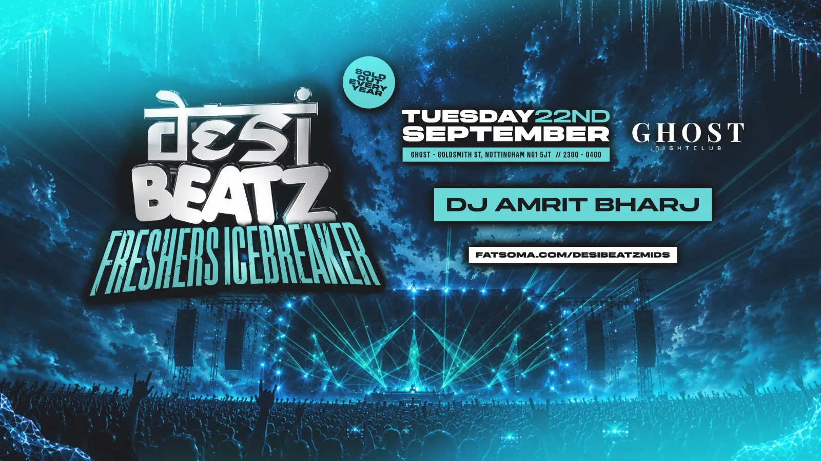 Nottingham Punjabi Soc : FRESHERS ICEBREAKER! | GHOST NOTTINGHAM at Ghost Nottingham