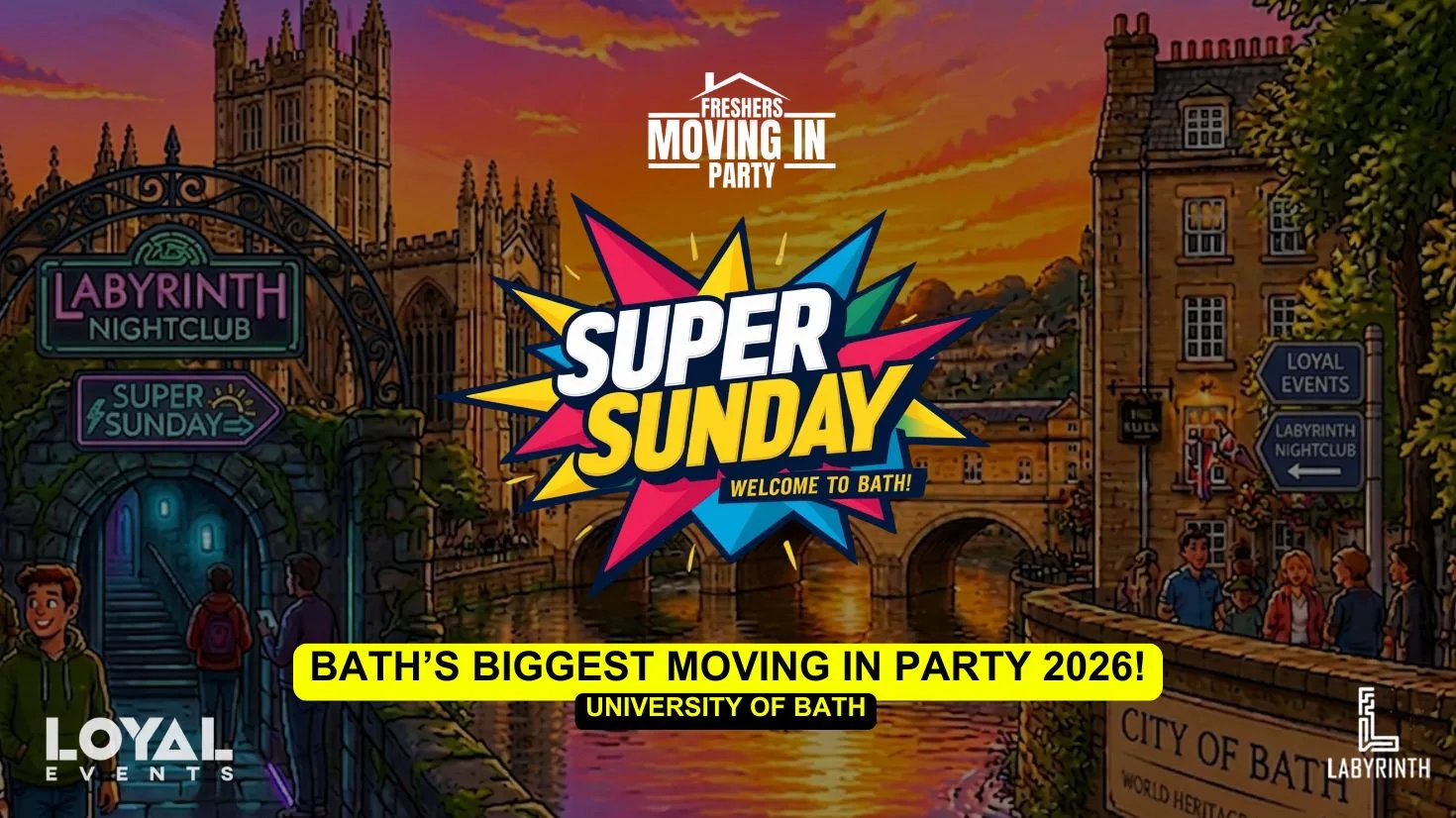 SUPER SUNDAY - UOB Freshers' Week Moving in Party 2026!