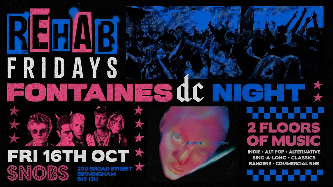 Rehab Friday FONTAINES SPECIAL – 16th Oct