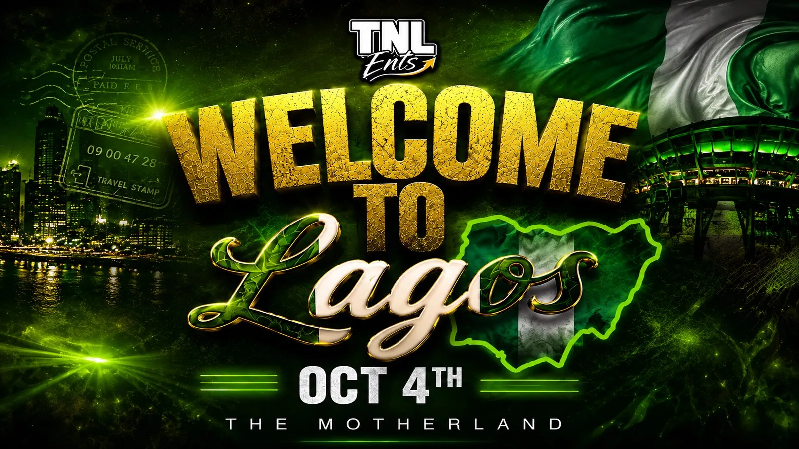WELCOME TO LAGOS : THE MOTHERLAND at TBA