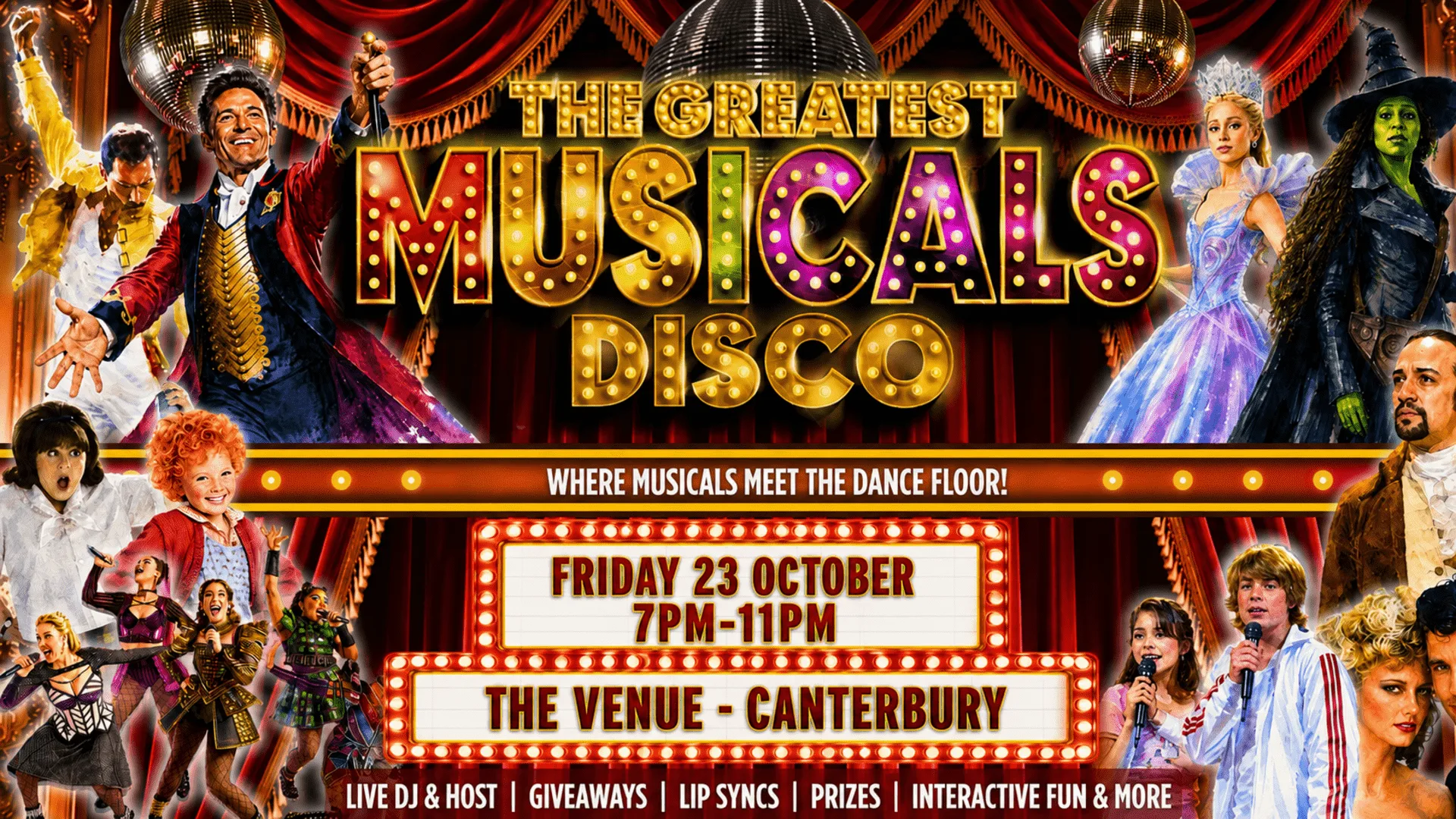 The Greatest Musicals Disco 🪩 Canterbury at The Venue