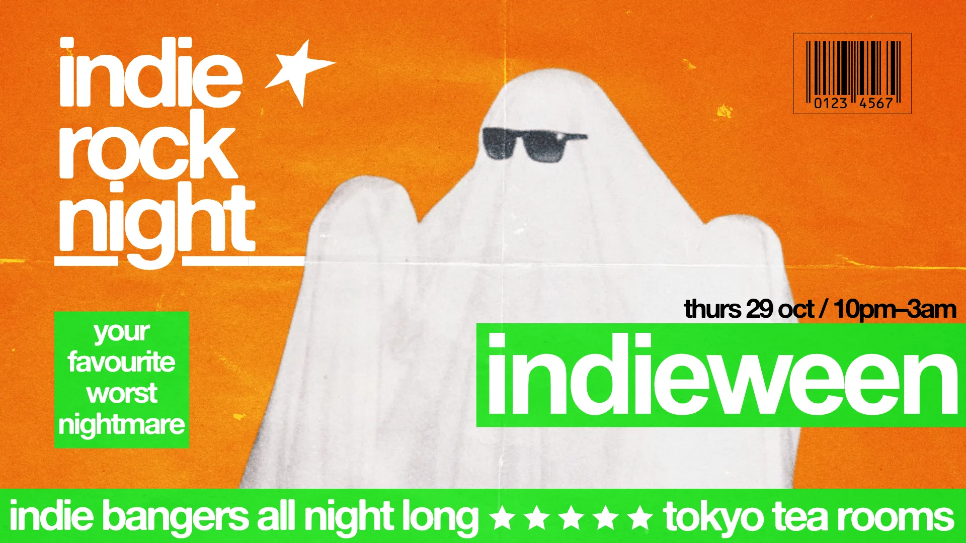 Indie Rock Night ∙ INDIEWEEN (halloween special) *27 £5 TICKETS LEFT* at Tokyo Tea Rooms
