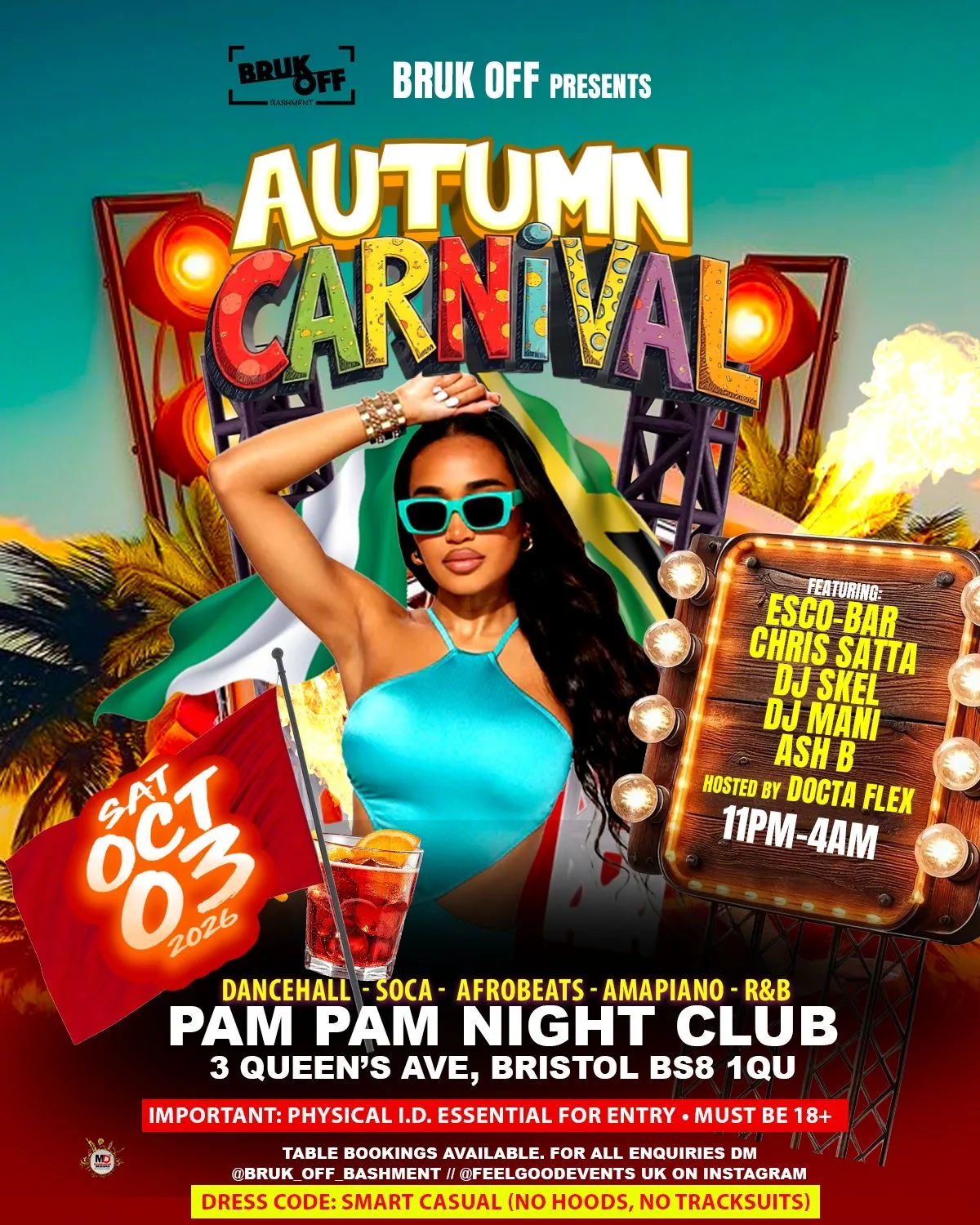 Bruk Off | Autumn Carnival 🍁🇯🇲 at PAM PAM