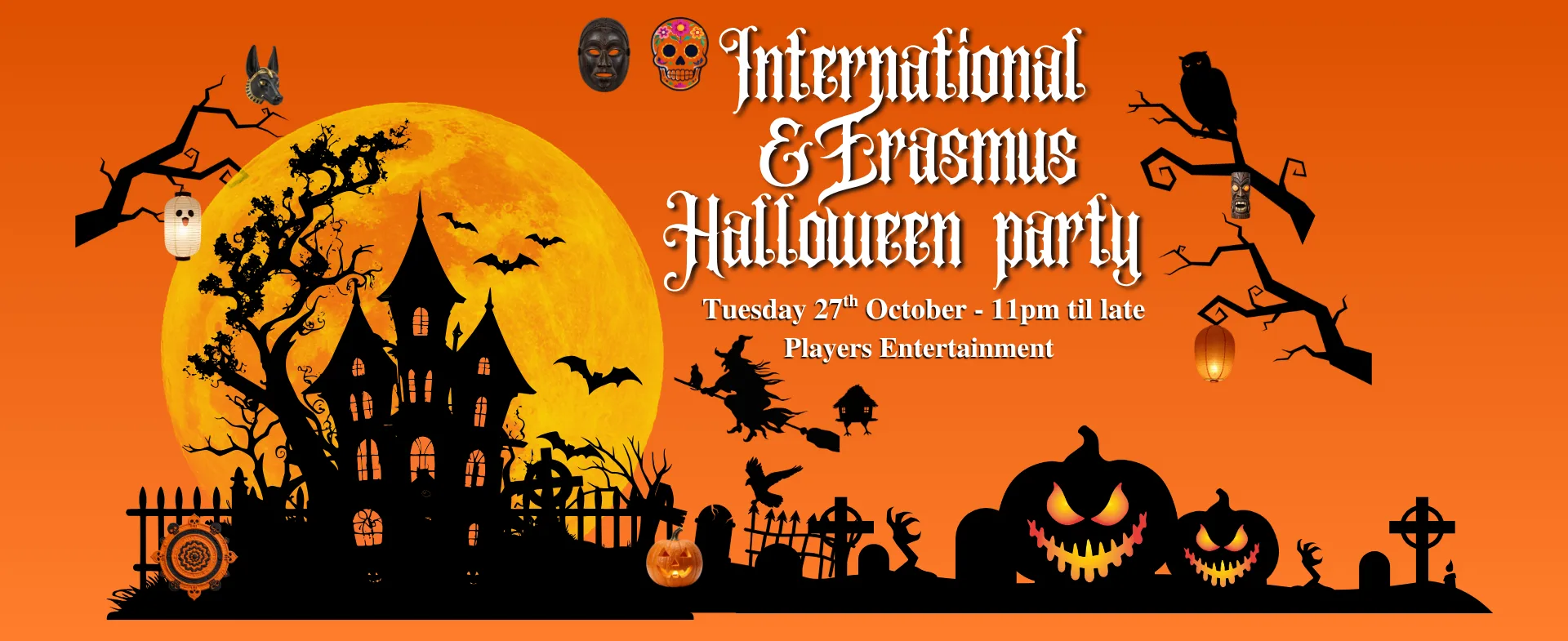 International & Erasmus Halloween Party | Coventry & Warwick Freshers 2026 at Players Party Rooms