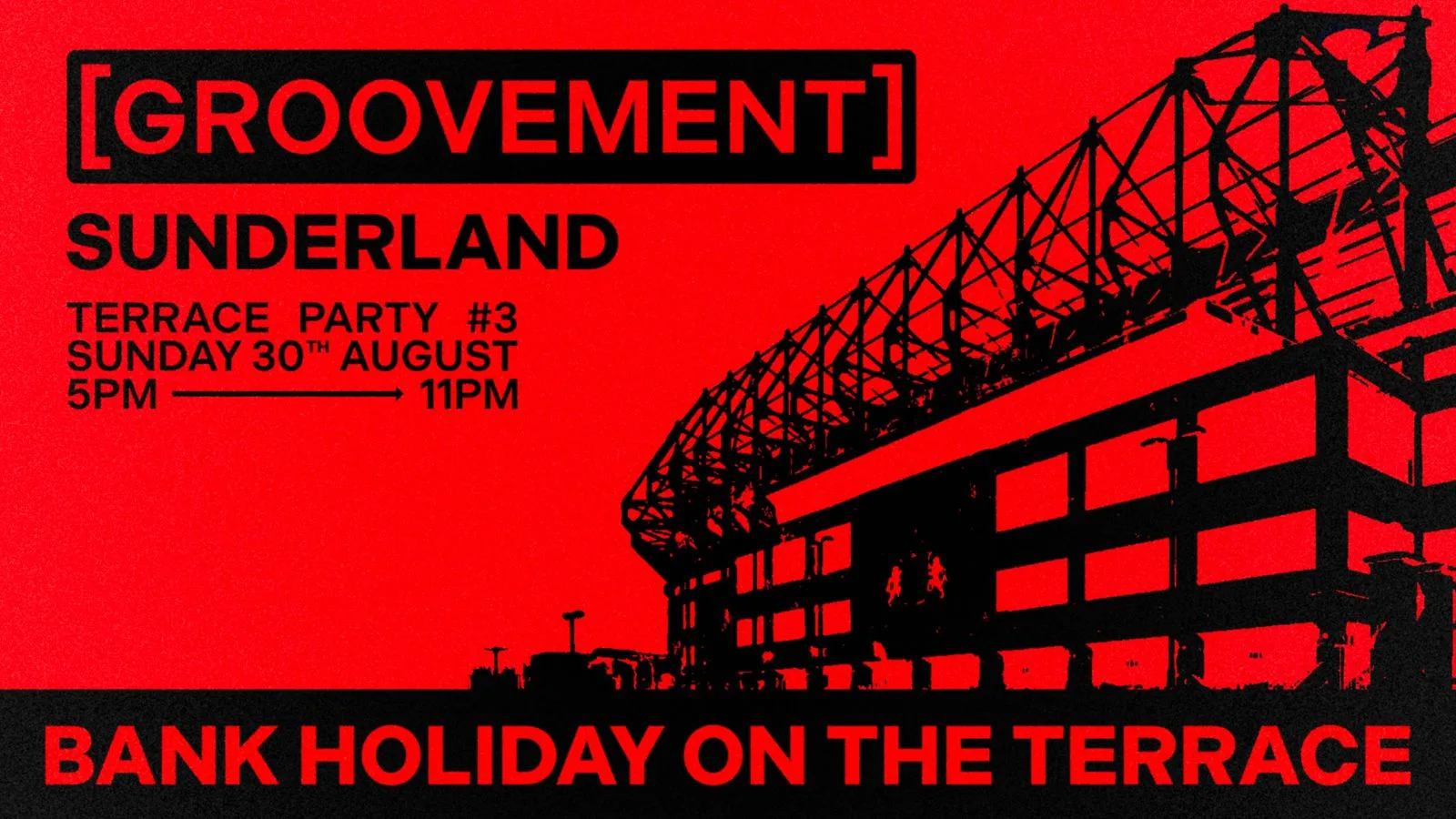 GROOVEMENT SUNDERLAND: TERRACE PARTY #3 // FULL SOUND SYSTEM // THE TERRACE