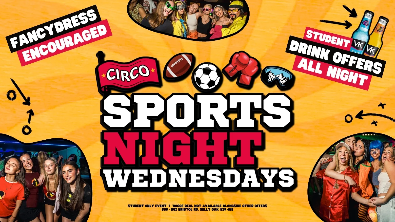 CIRCO SPORTS NIGHT 🏅 EVERY WEDNESDAY 🏅 [30TH SEP]