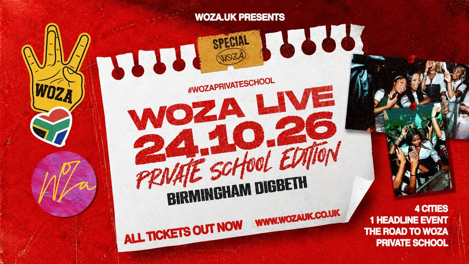 WOZA LIVE | Private School Edition