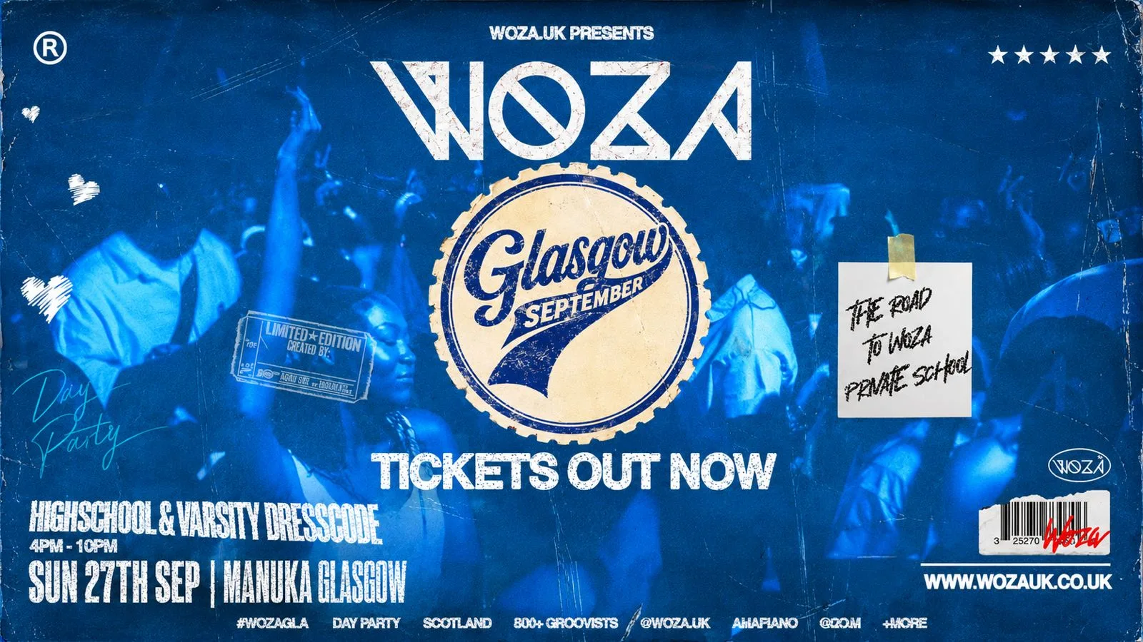 WOZA GLASGOW | Road To Private School at Manuka