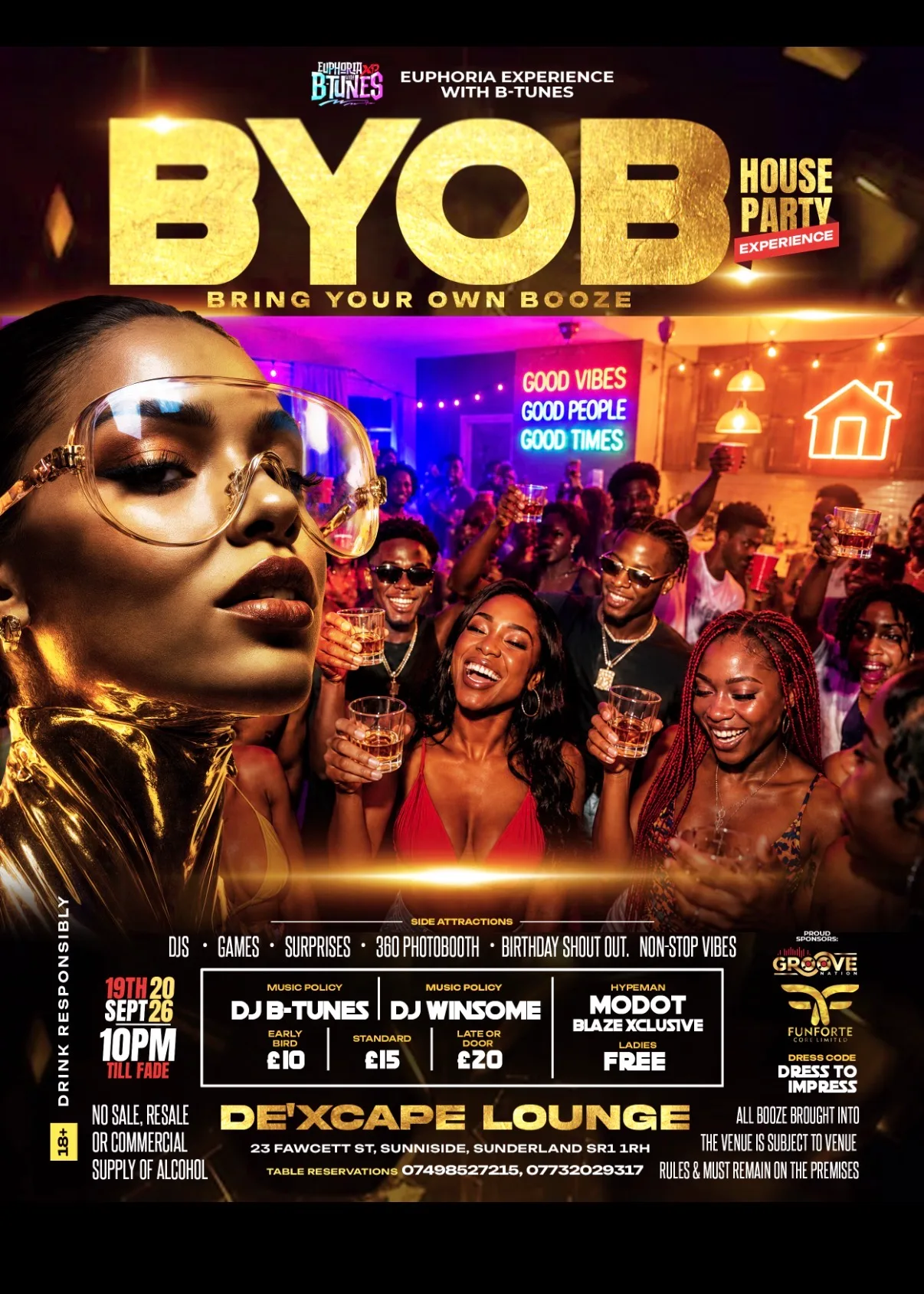 BYOB HOUSE PARTY EXPERIENCE