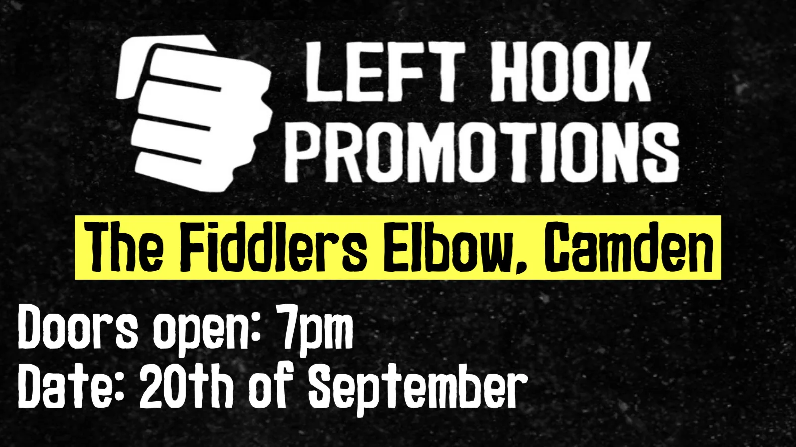 Left Hook Promotions presents...
