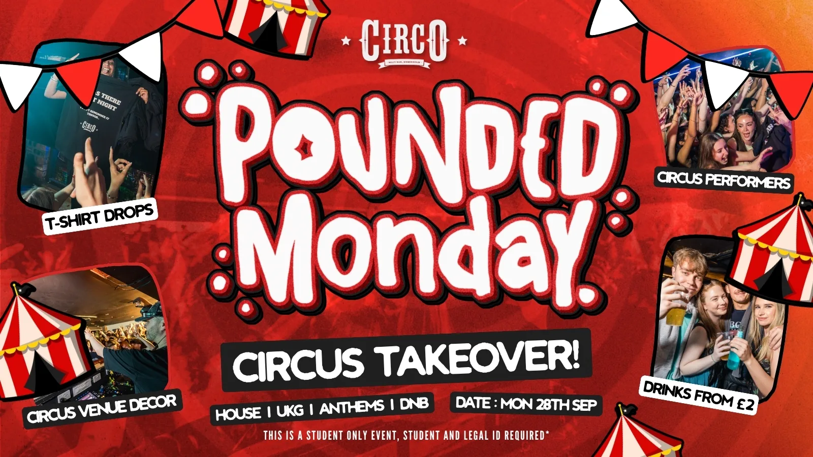 POUNDED MONDAY ✨🎪 CIRCUS TAKEOVER! 🎪✨ [28/09]