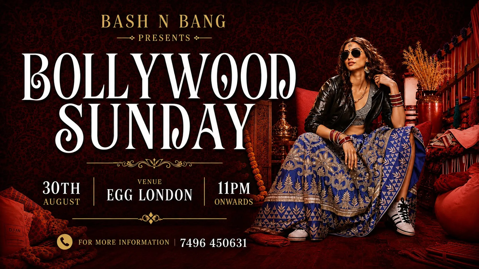 BOLLYWOOD NIGHT (Bank Holiday Special) at Egg London Nightclub