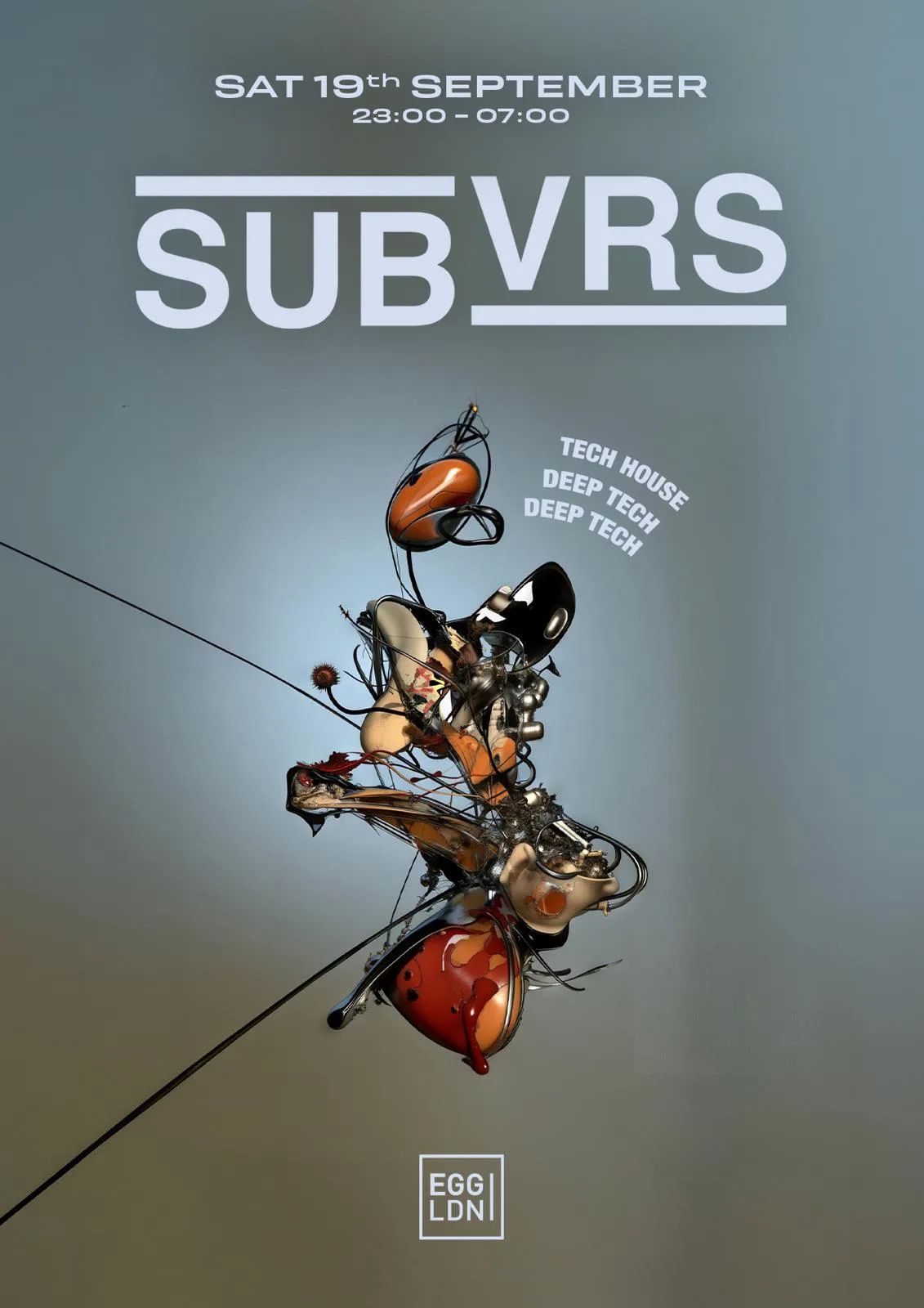 Egg LDN Pres: SUBVRS - Tech House, Deep Tech & Deep House - Free Tickets