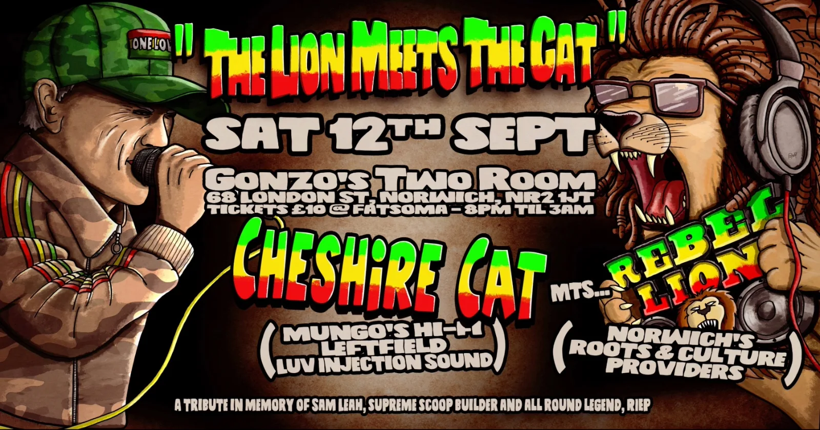 The Lion meets the Cat, Rebel Lion meets Cheshire Cat, 12.09.26
