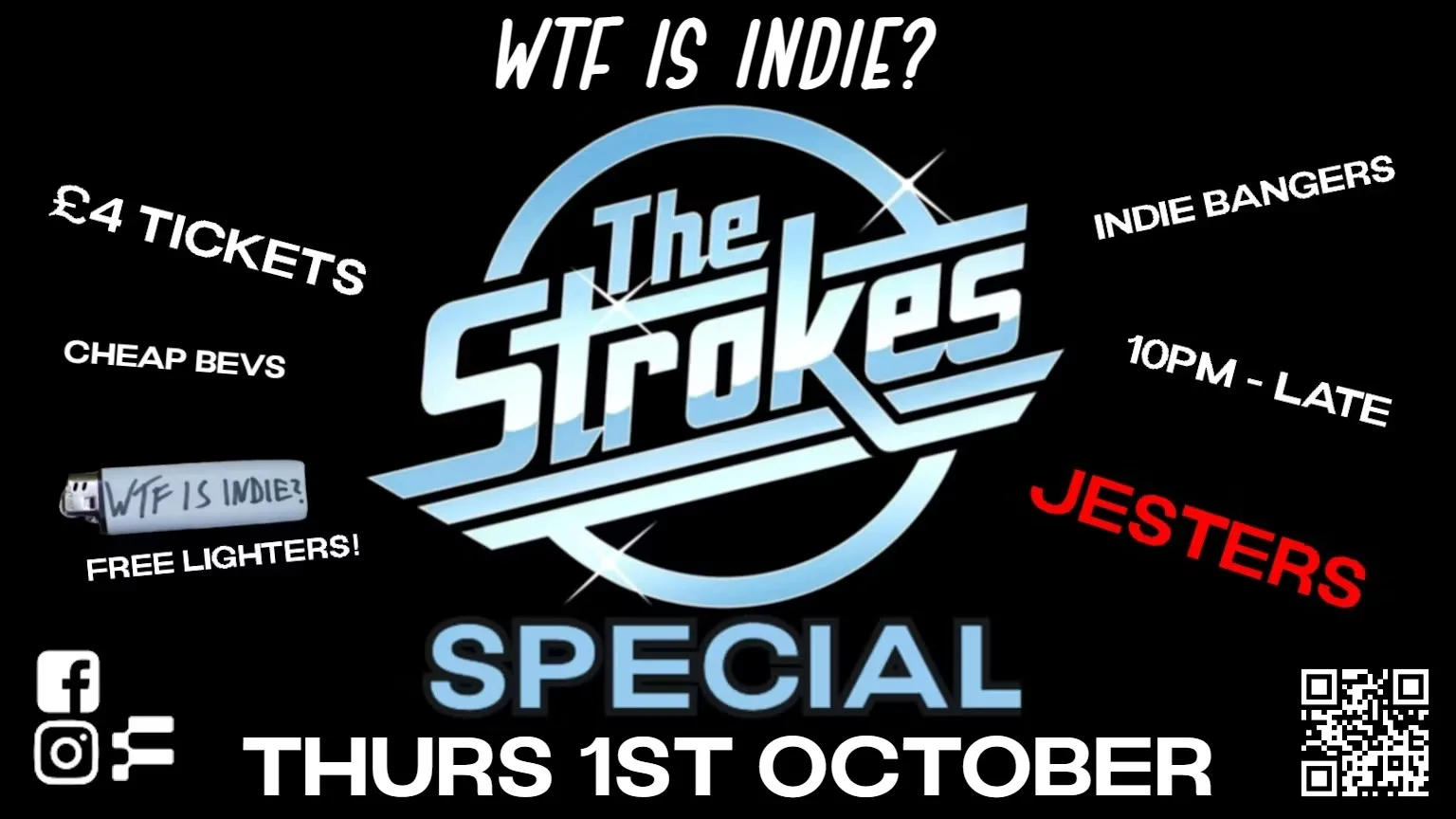 WTF IS INDIE? THE STROKES SPECIAL! 🎸 at Clowns Wine Bar and Jesters Nightclub