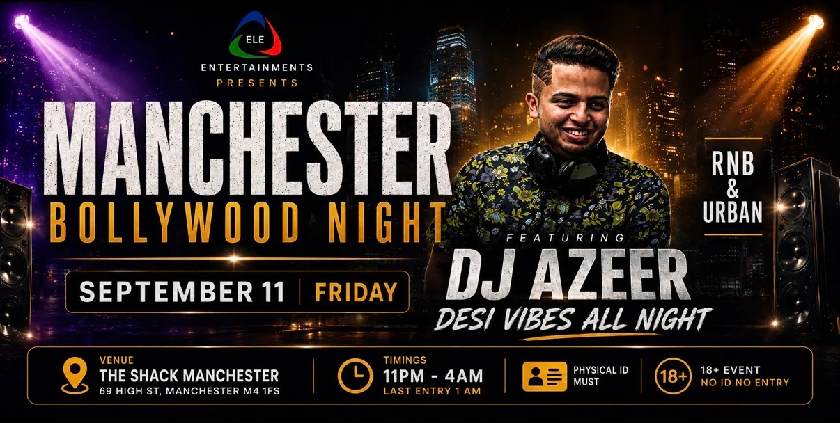 Manchester BOLLY Night by ELE ENTERTAINMENTS