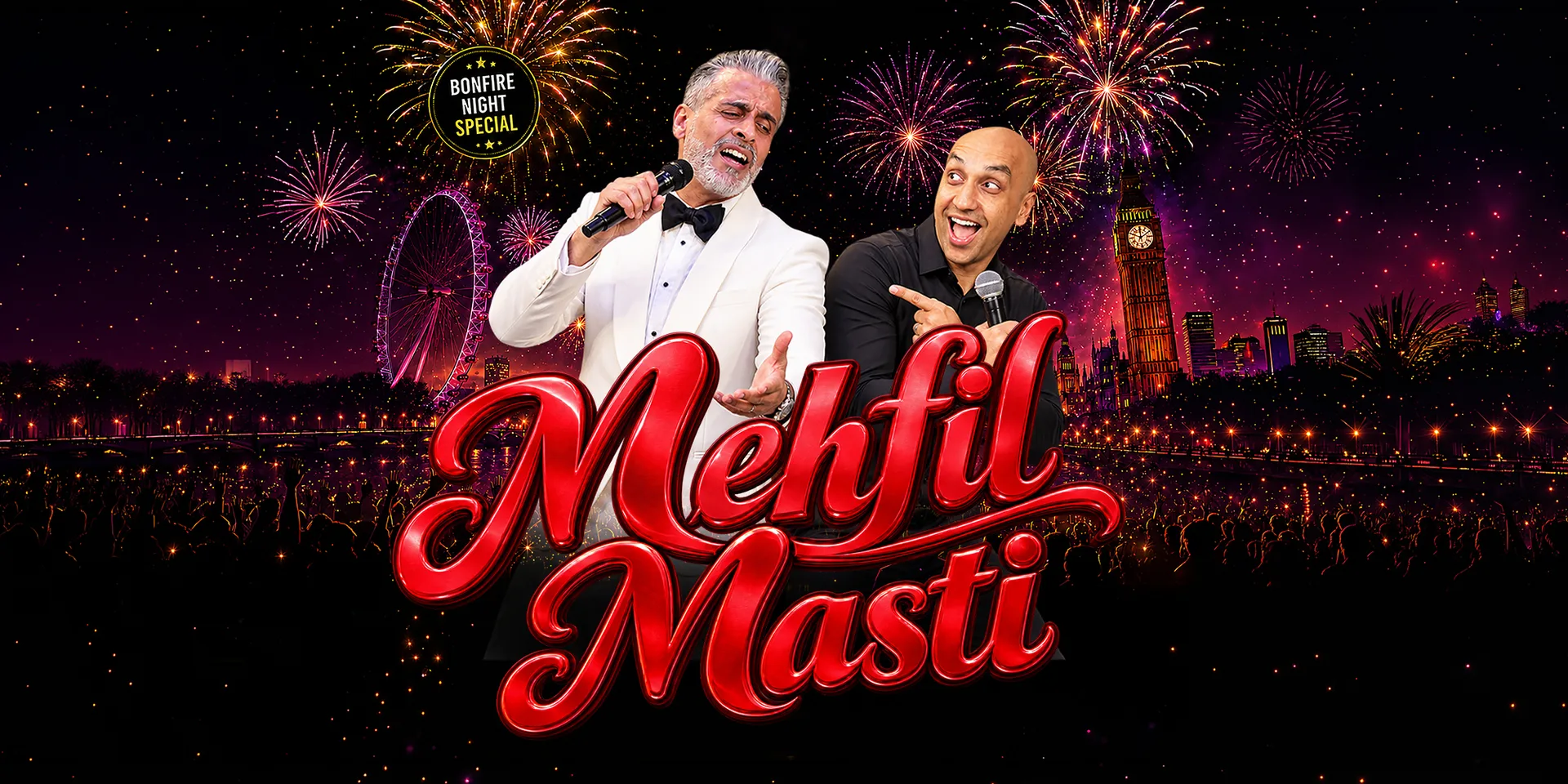 Mehfil Masti : BollyFire | Bonfire Special - London at The Top Secret Comedy Club
