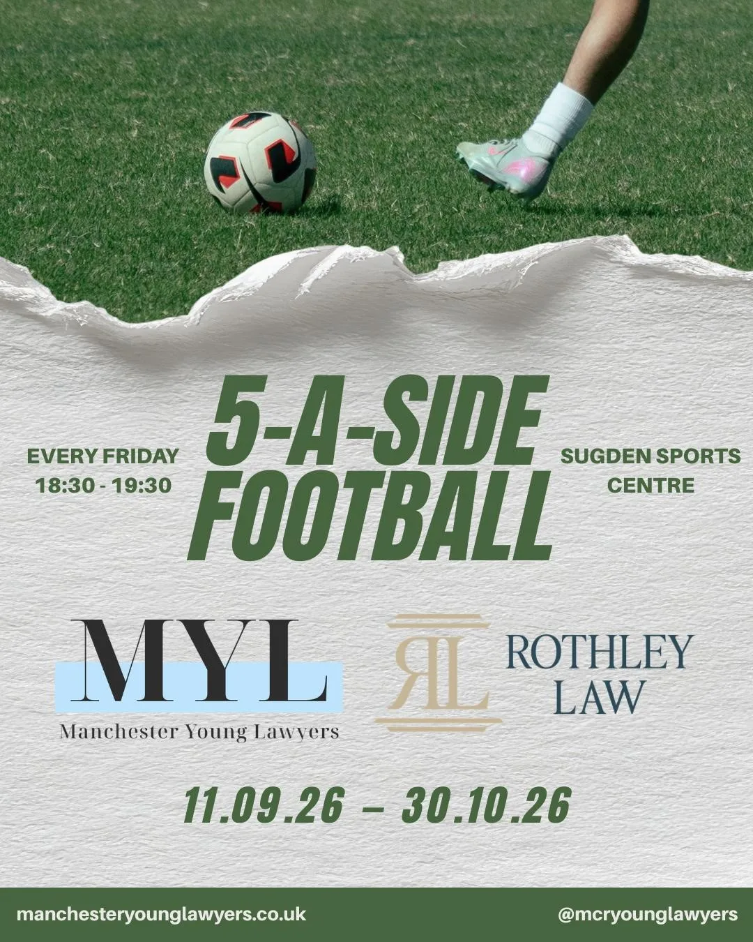 5-a-side Football at Sugden Sports Centre