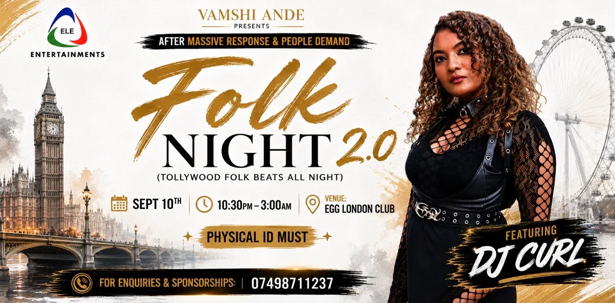 Tollywood FOLK NIGHT 2.0 LONDON by ELE ENTERTAINMENTS