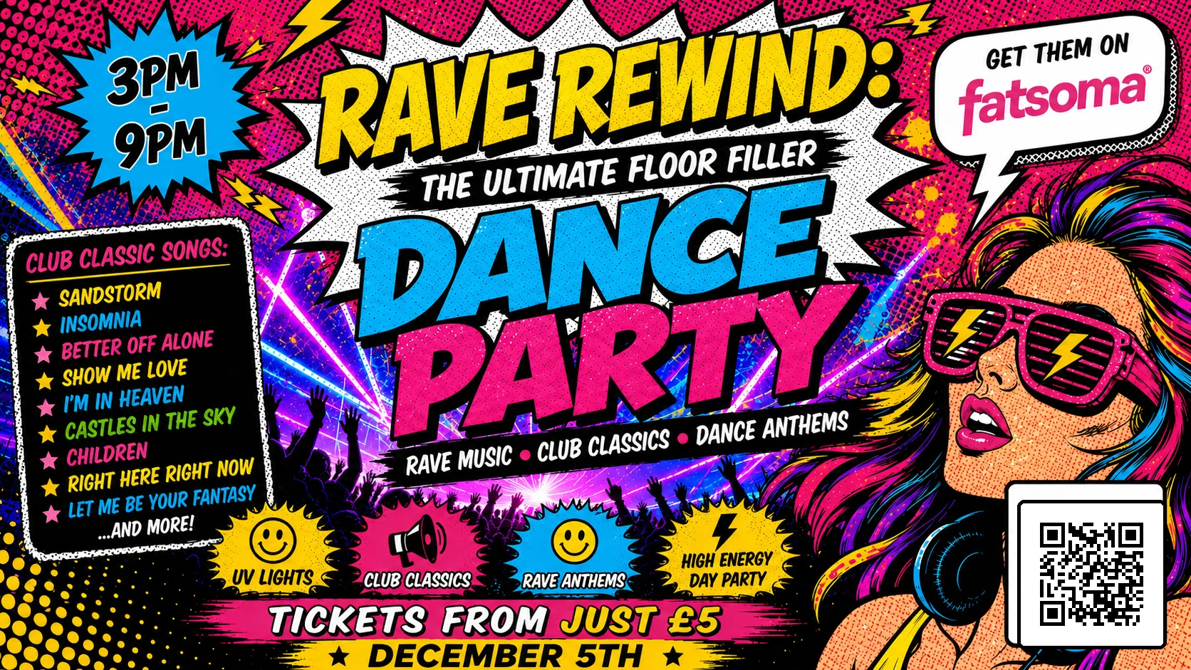 Rave Rewind: The Ultimate Floor Filler Dance Party at Popworld