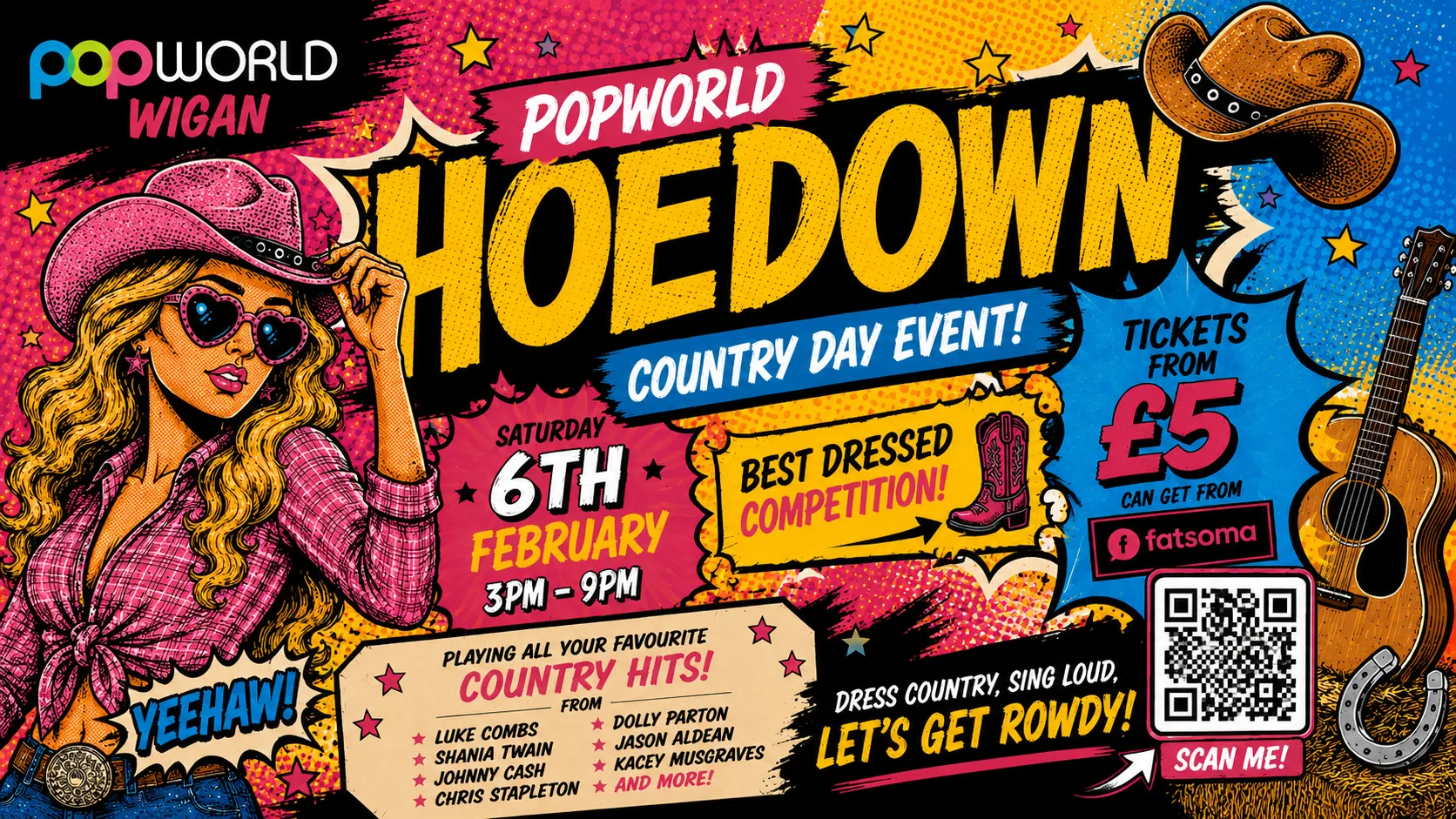 HOEDOWN country day event at Popworld