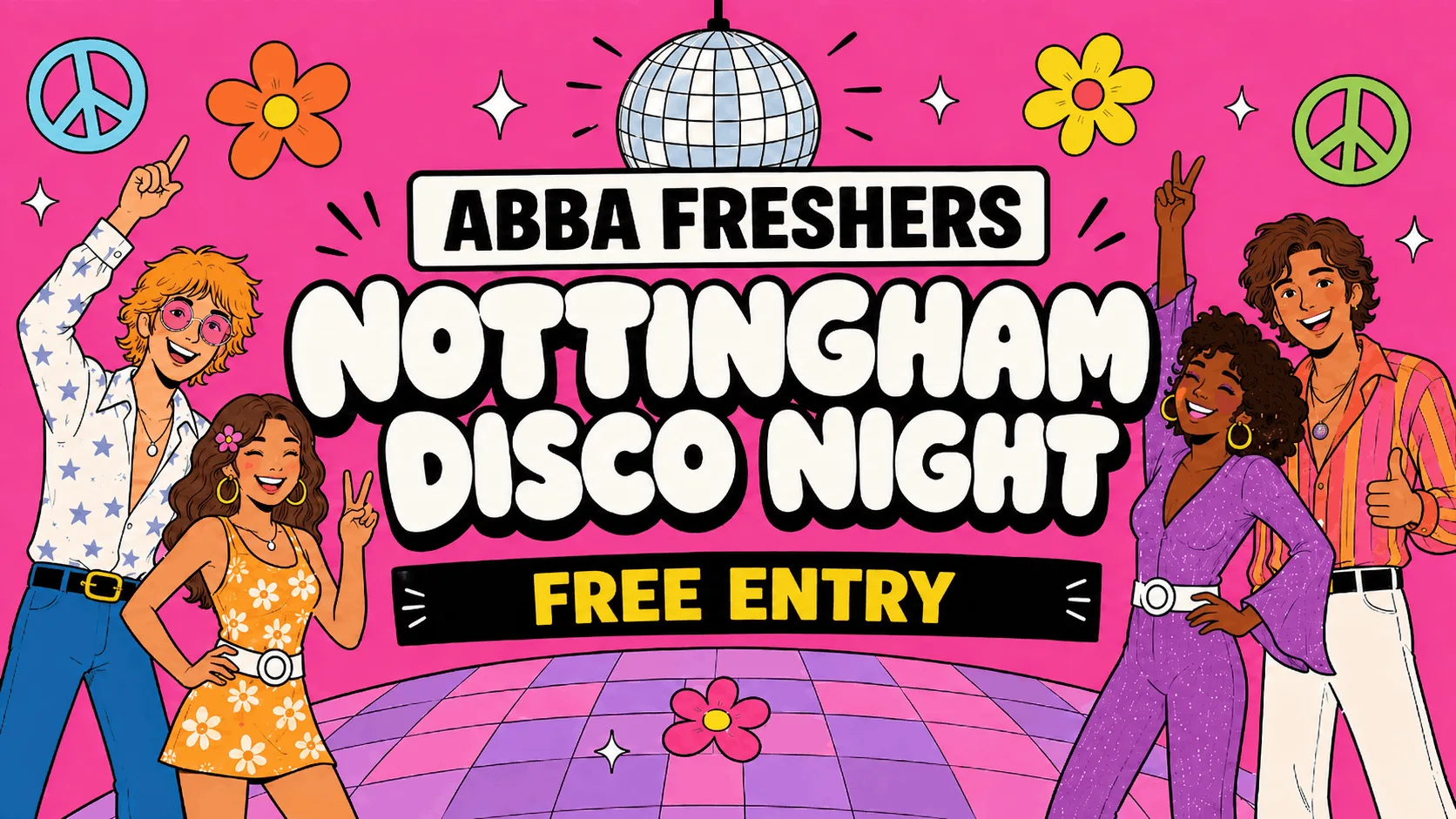 ABBA FRESHERS DISCO UK TOUR - 🪩FREE ENTRY🪩