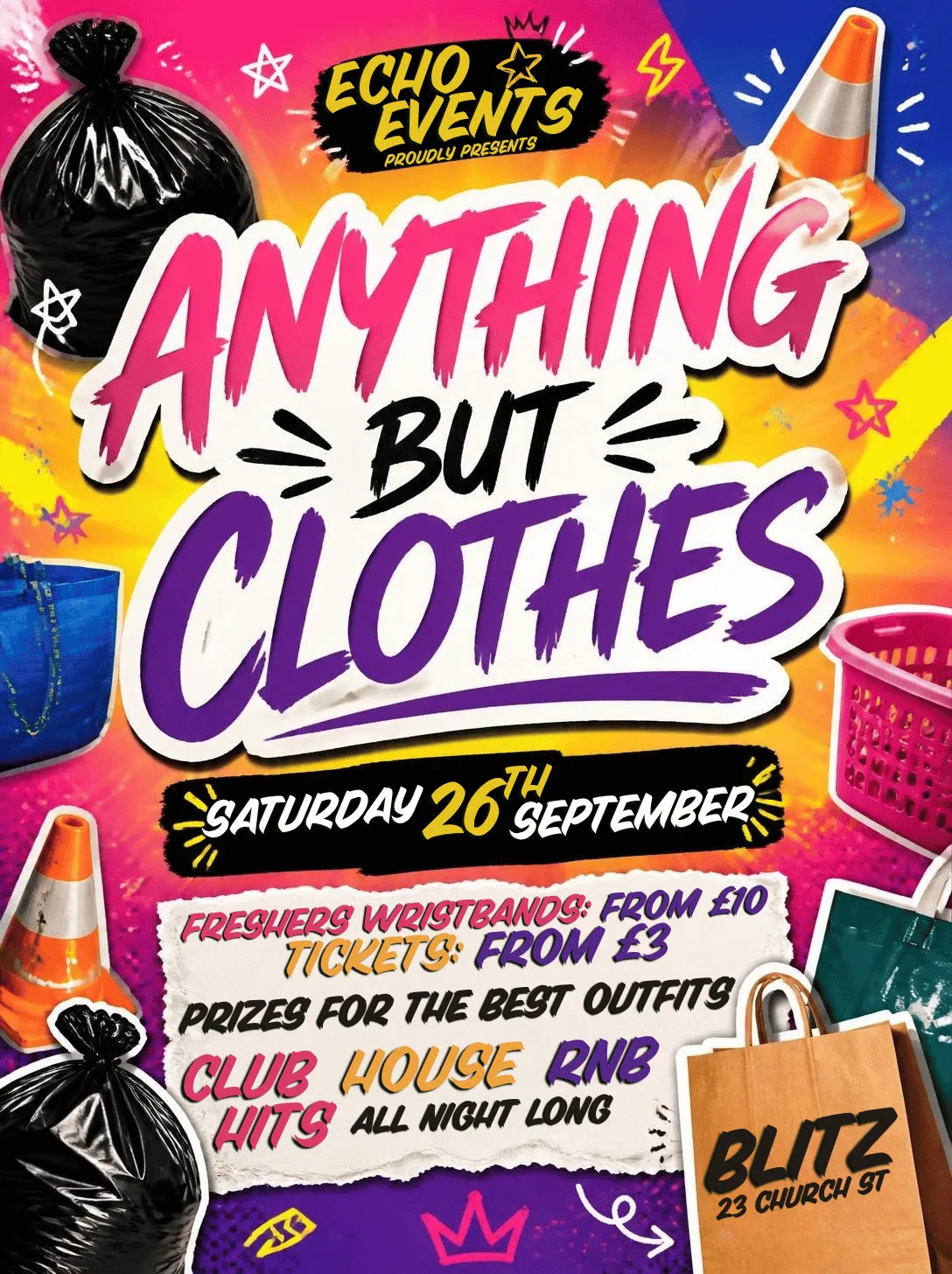 EDGE HILL FRESHERS 2026 - ABC, ANYTHING BUT CLOTHES at Number Twelve Bar