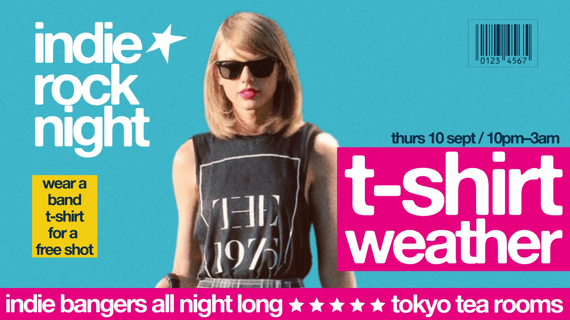 Indie Rock Night ∙ T-SHIRT WEATHER *6 £4 TICKETS LEFT* at Tokyo Tea Rooms