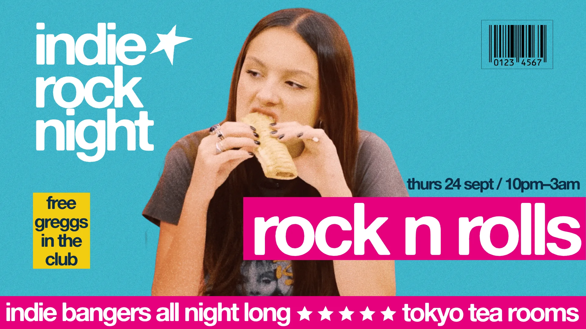 Indie Rock Night ∙ ROCK & ROLLS (free greggs in the club) *1 £3 TICKET LEFT* at Tokyo Tea Rooms