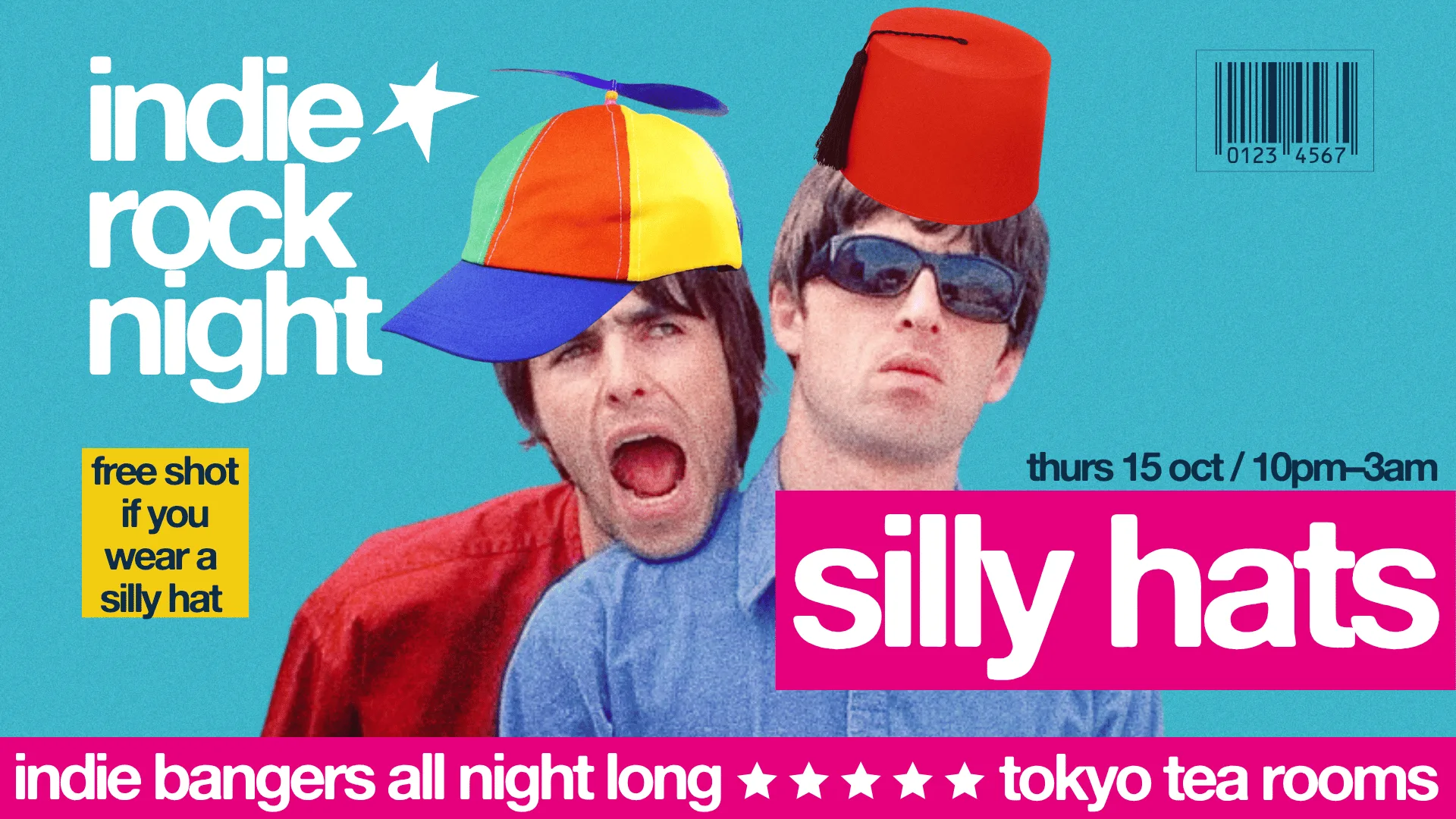 Indie Rock Night ∙ SILLY HAT PARTY *8 £3 TICKETS LEFT*