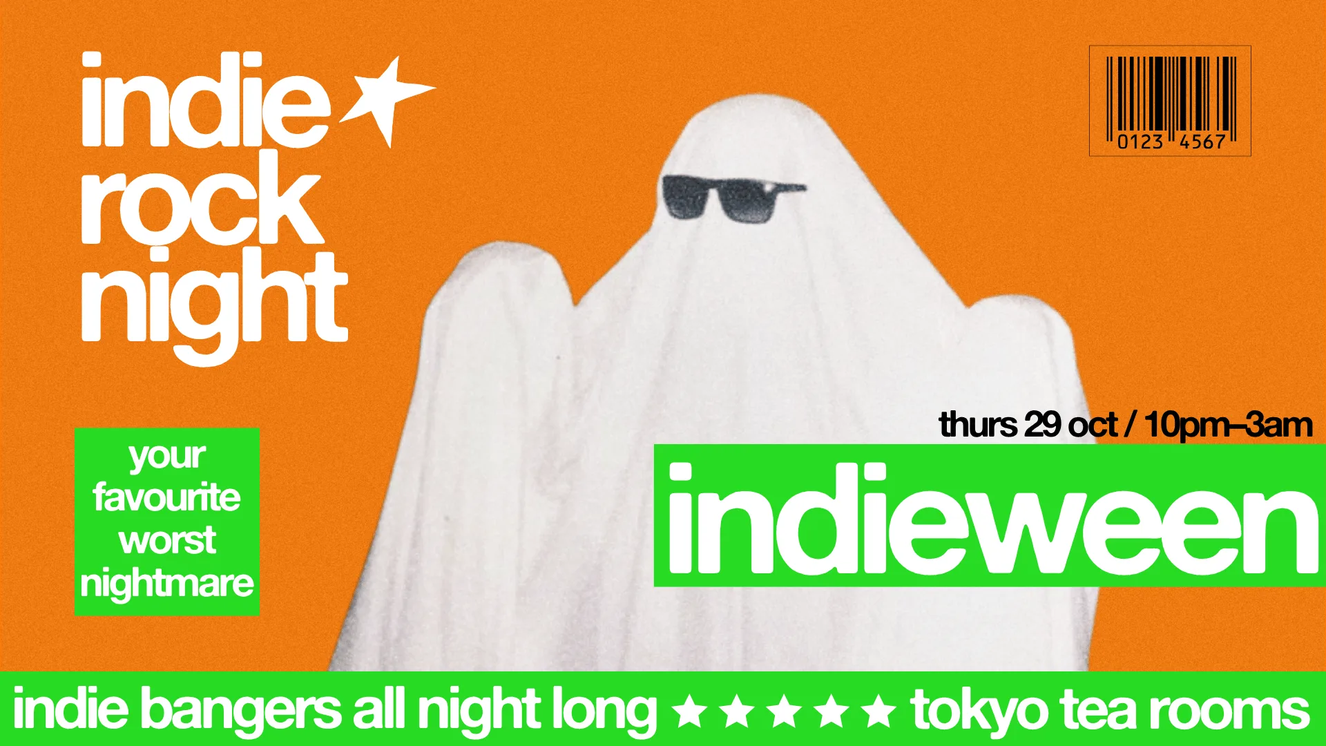Indie Rock Night ∙ INDIEWEEN (halloween special) *15 £5 TICKETS LEFT* at Tokyo Tea Rooms