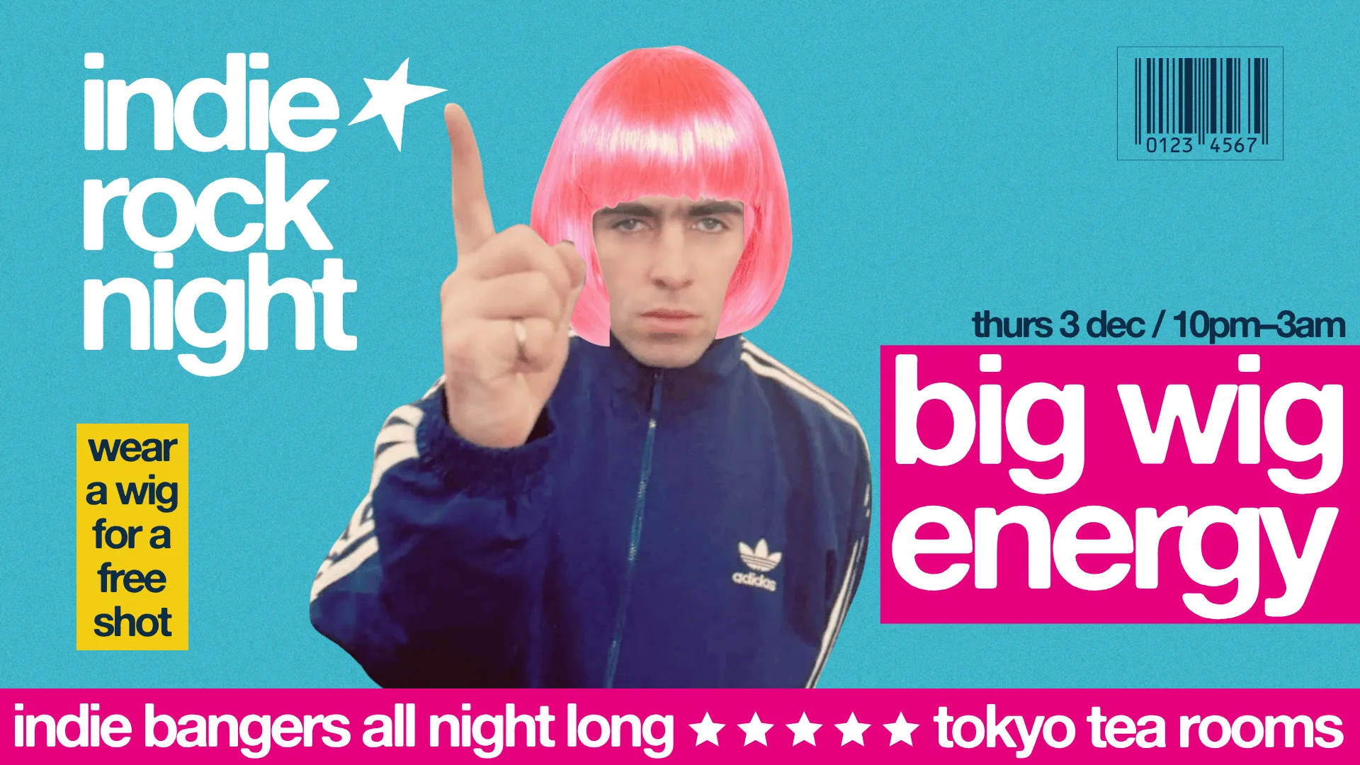 Indie Rock Night ∙ BIG WIG ENERGY *7 £3 TICKETS LEFT* at Tokyo Tea Rooms
