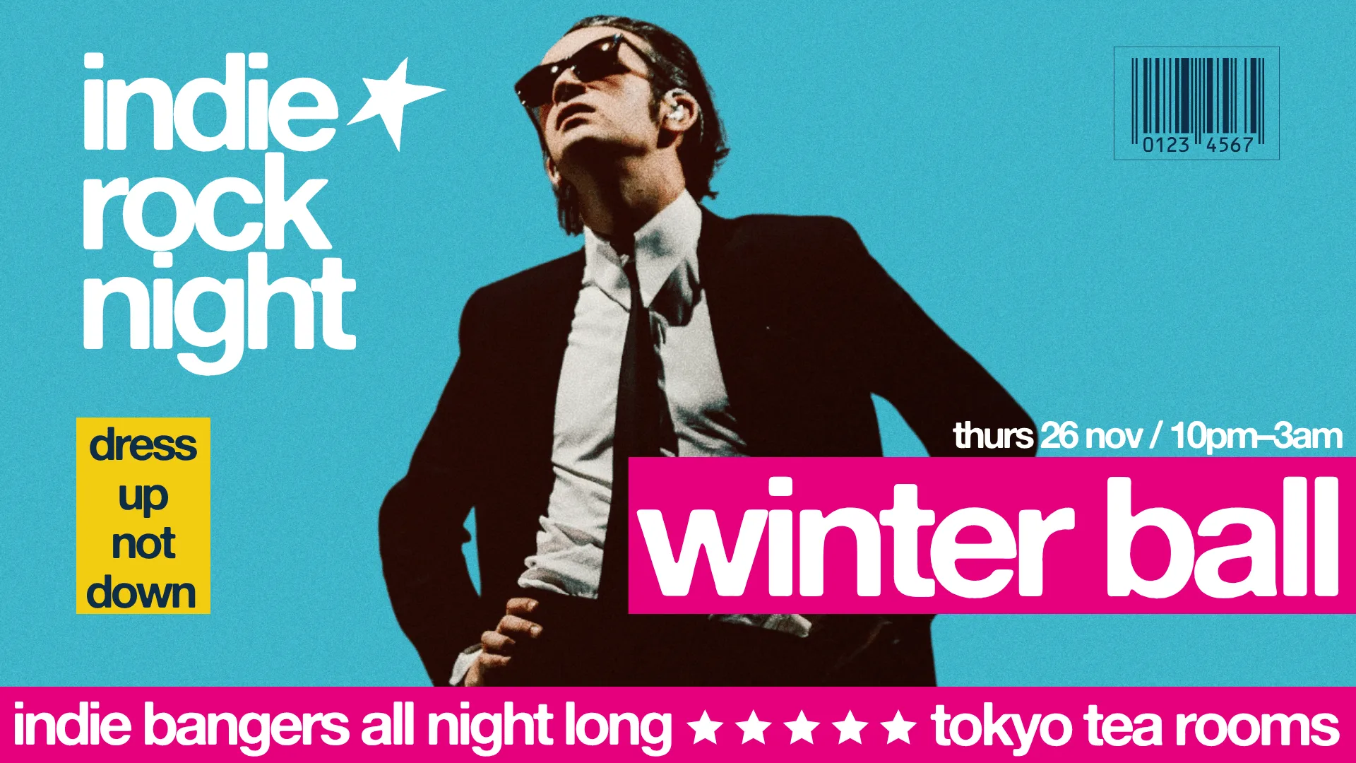 Indie Rock Night ∙ WINTER BALL *9 £3 TICKETS LEFT* at Tokyo Tea Rooms