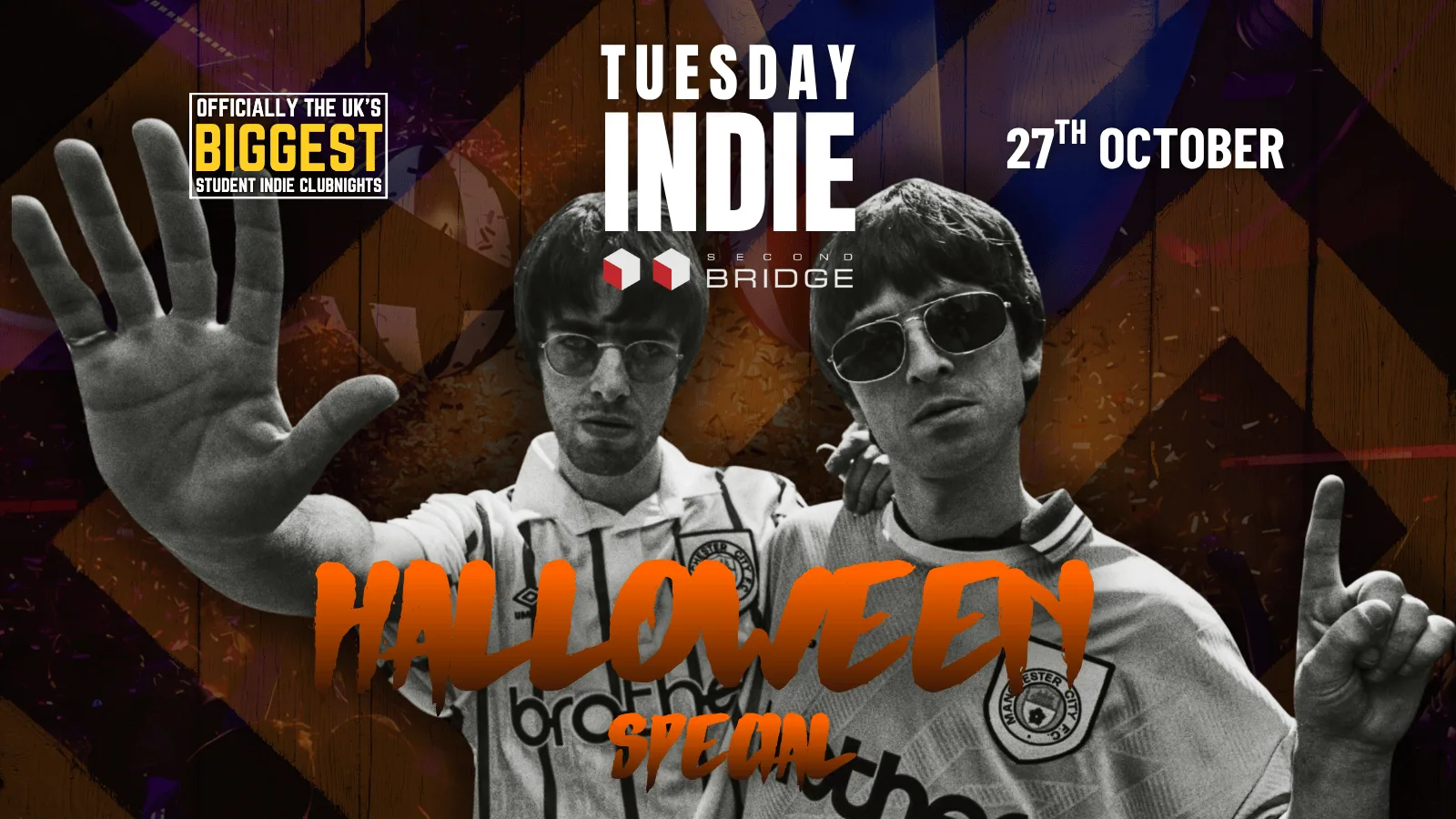 Tuesday Indie HALLOWEEN SPECIAL at Second Bridge - 27th October at Second Bridge