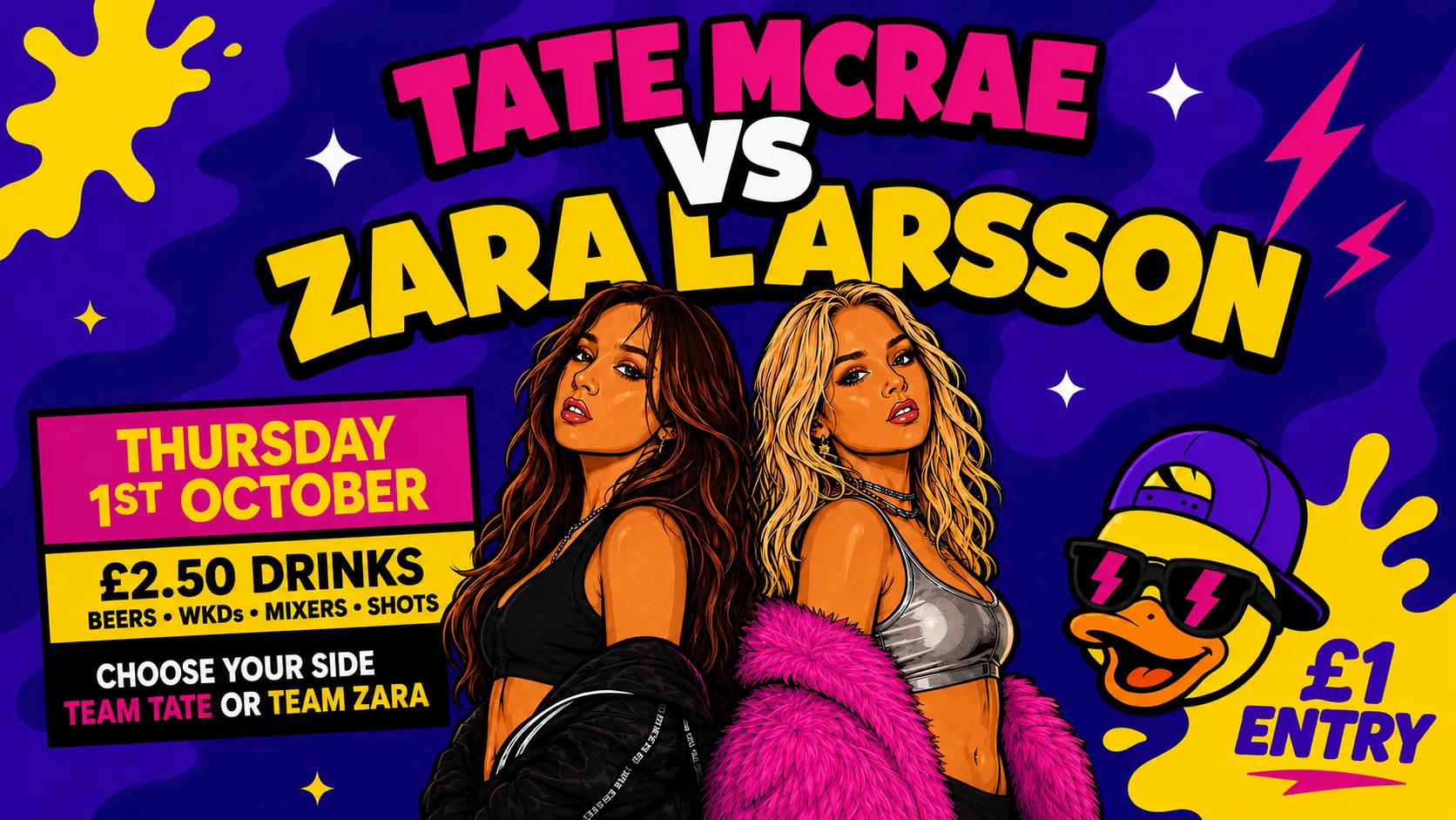 Tate Mcrae Vs Zara Larson - Thursday at Popworld - Southampton