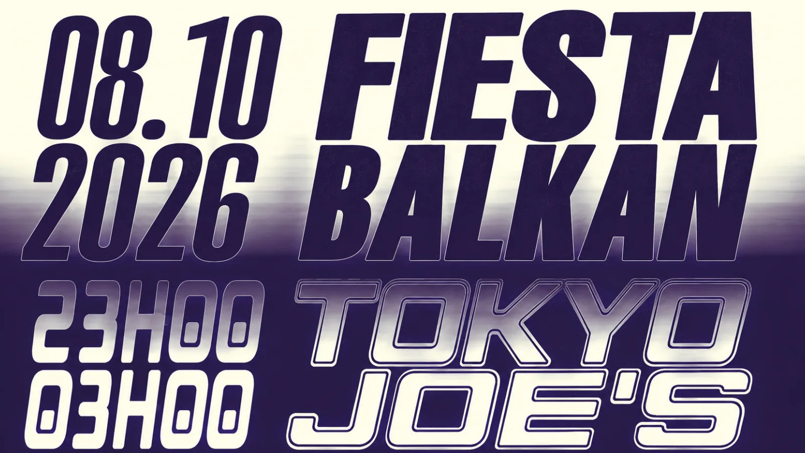 FIESTA THURSDAYS | FIESTA BALKAN at Tokyo Joe’s