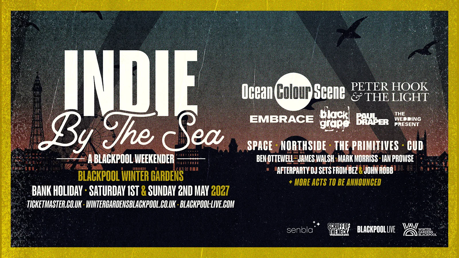 Indie By The Sea 2027 | Blackpool, Winter Gardens at Winter Gardens Blackpool