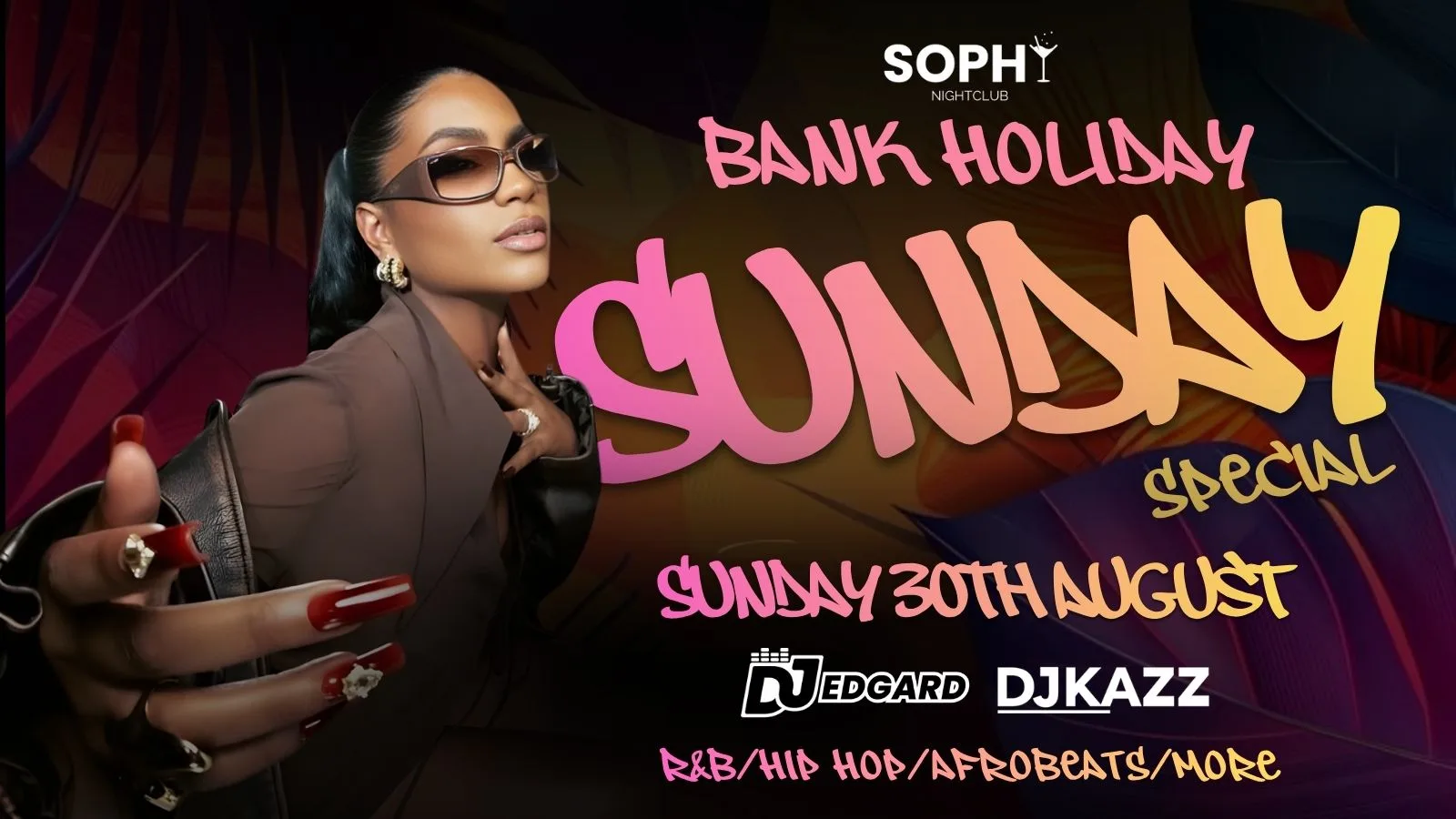 August Bank Holiday Sunday at Sophy at Sophy.