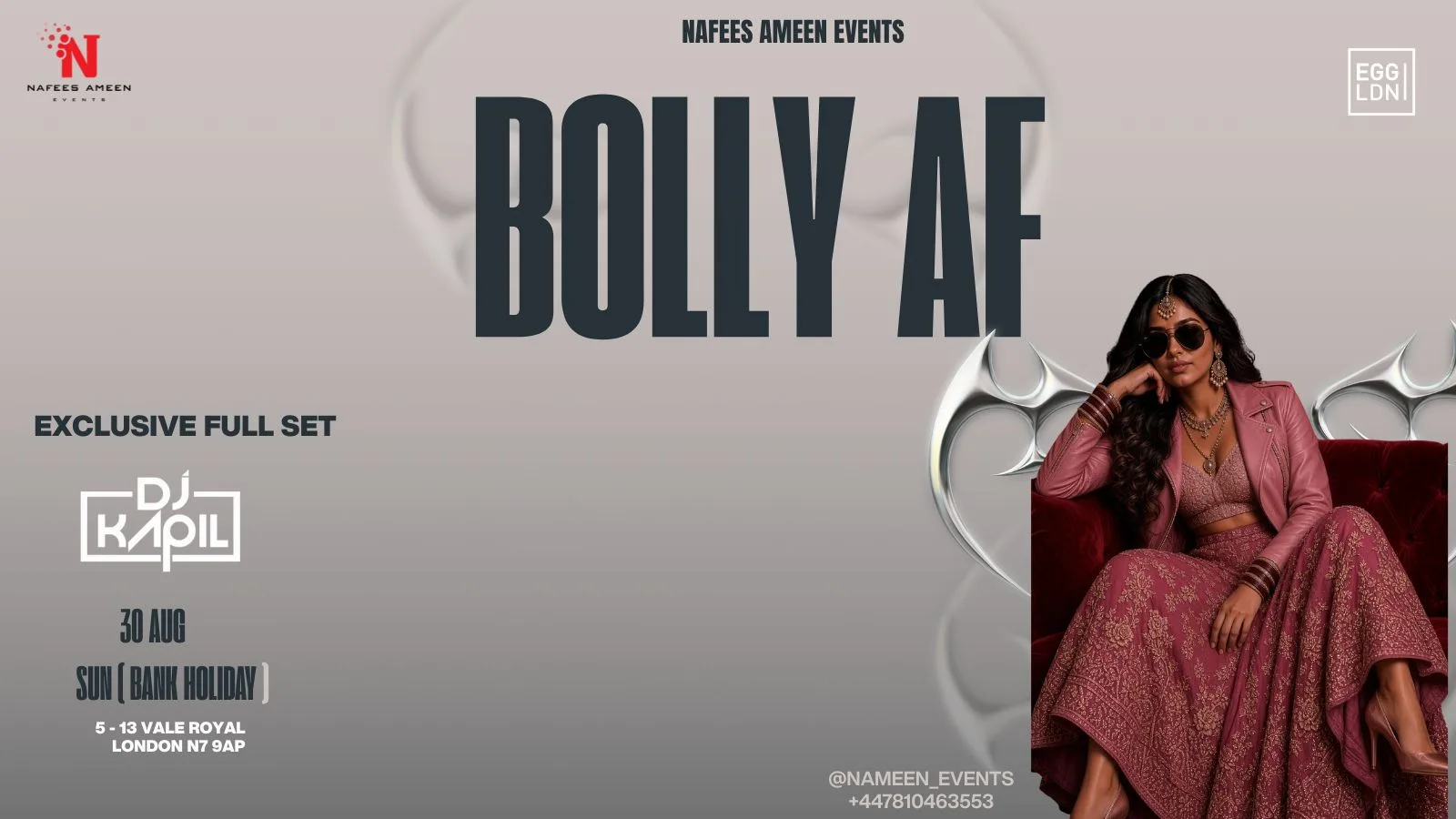 🔥 SUNDAY BANK HOLIDAY BOLLY RAVE 🔥 at Egg London Nightclub