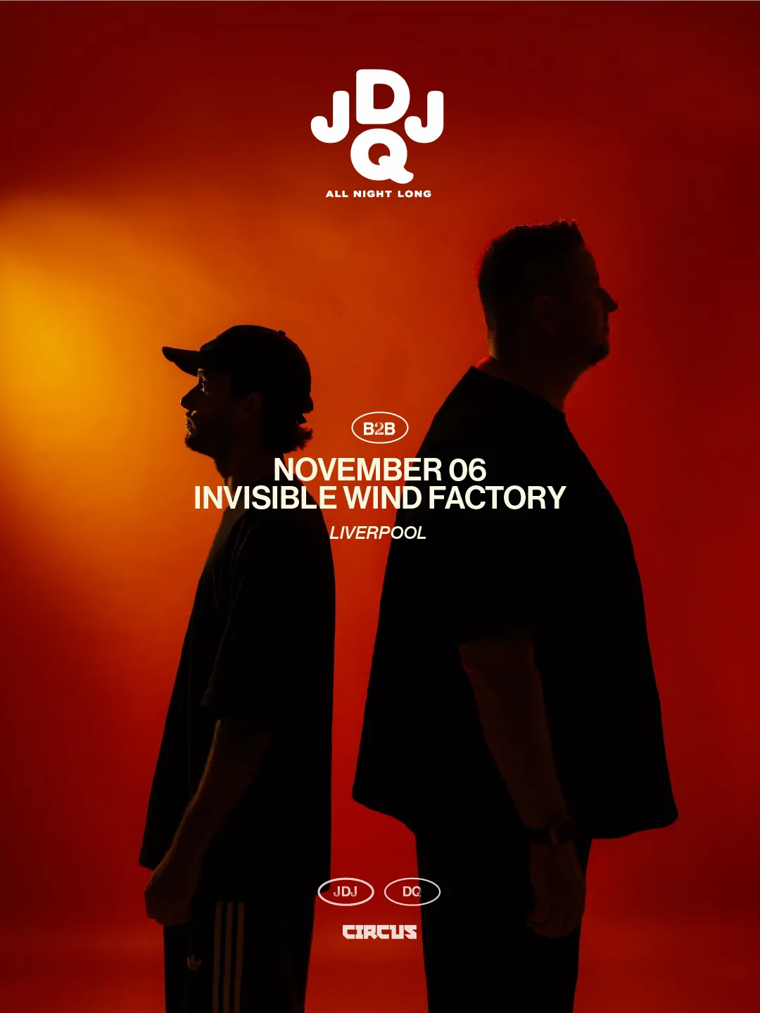 Job De Jong & Dennis Quin - All Night Long - Invisible Wind Factory, Liverpool