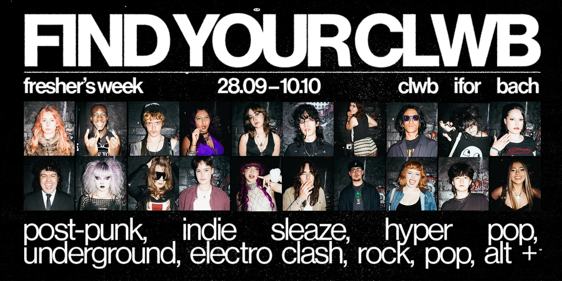 CLWB FRESHERS 2026 | CARDIFF  ★ at Clwb Ifor Bach