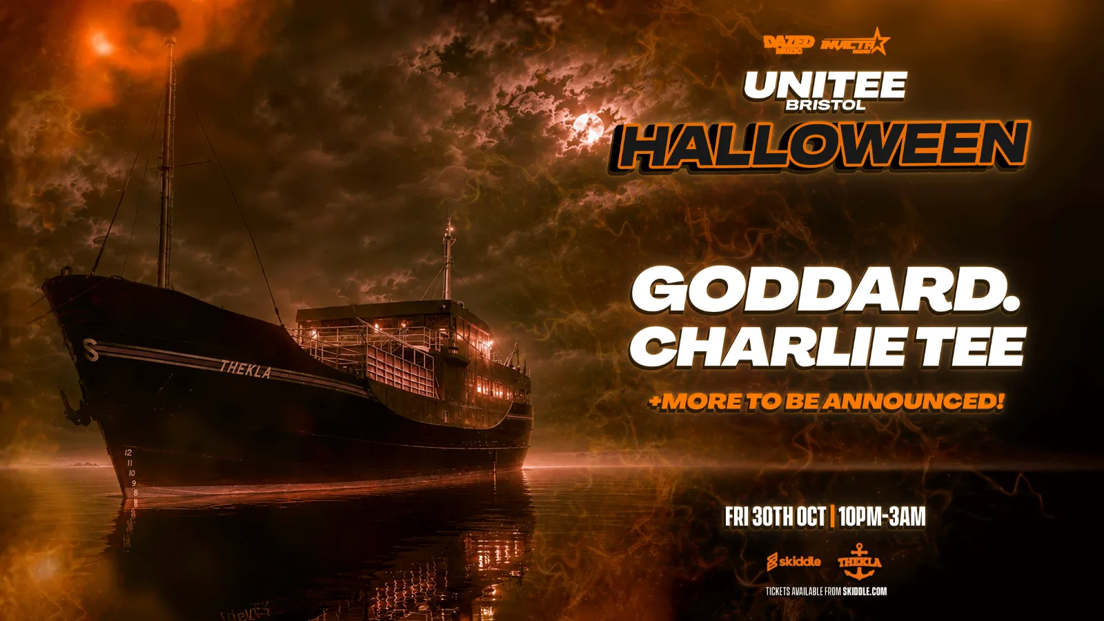 Charlie Tee presents: UNITEE [Halloween] at Thekla