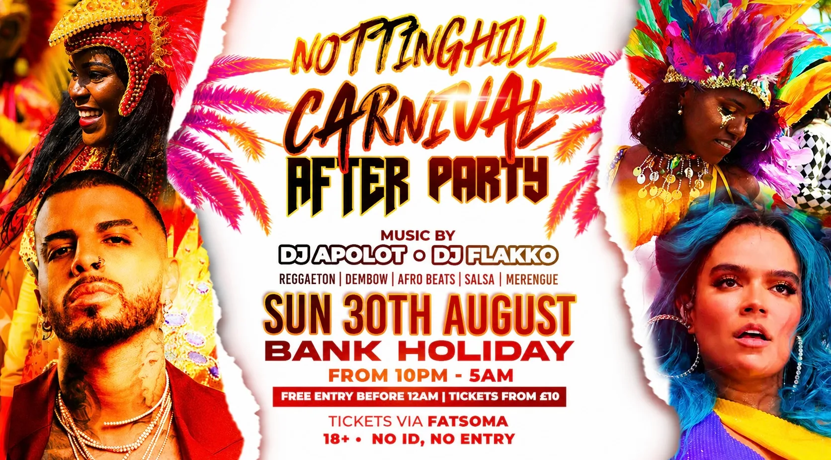 CARNIVAL AFTER PARTY “ BANK HOLIDAY SPECIAL”@PARADISE
