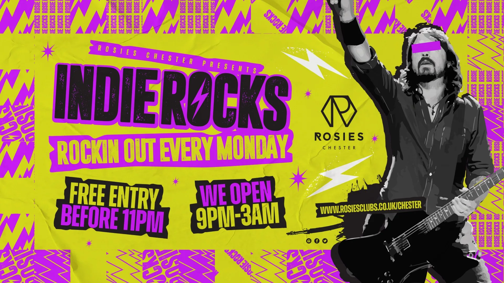 Indie Rocks at Rosies - Chester