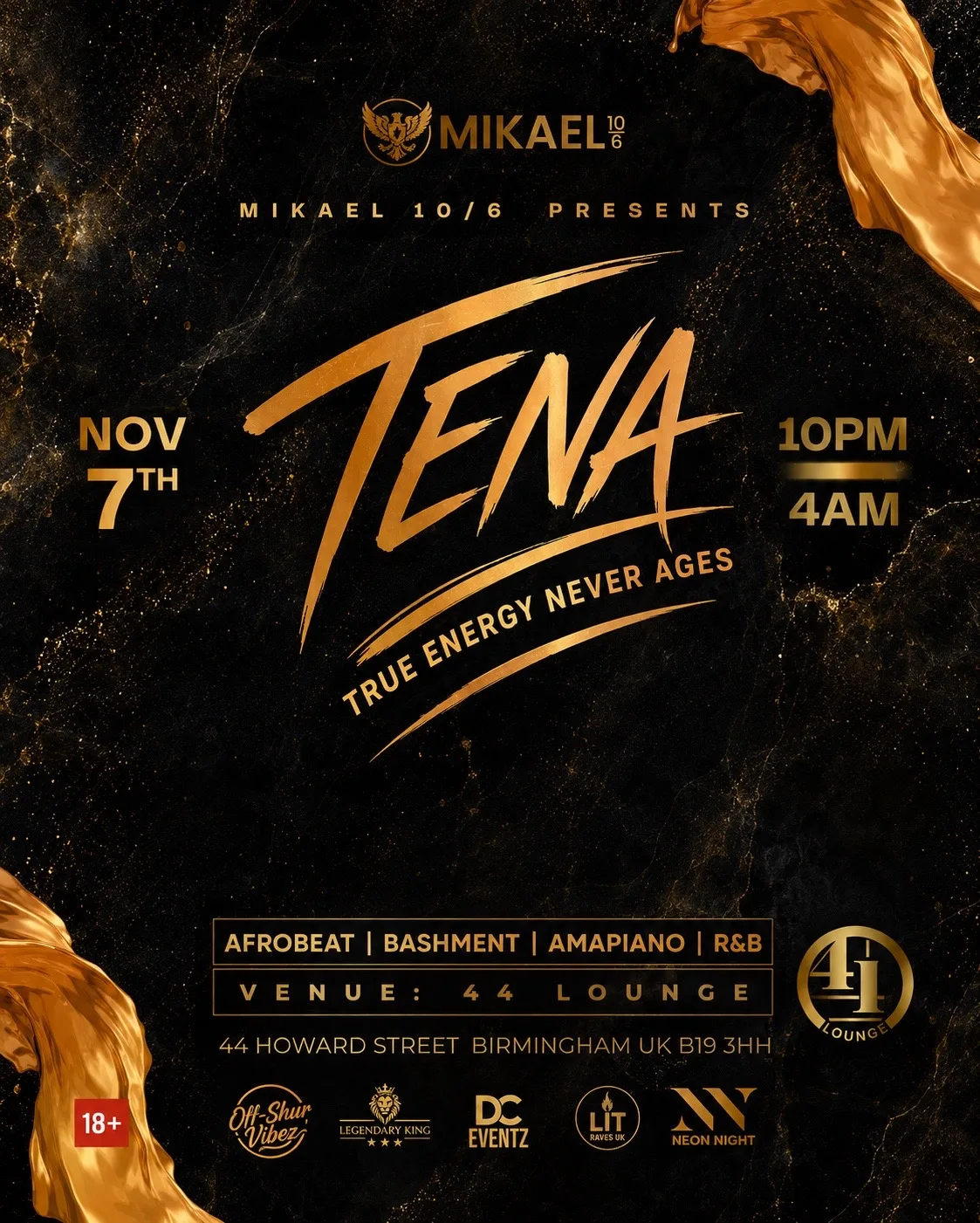 TENA at 44loungebirmingham